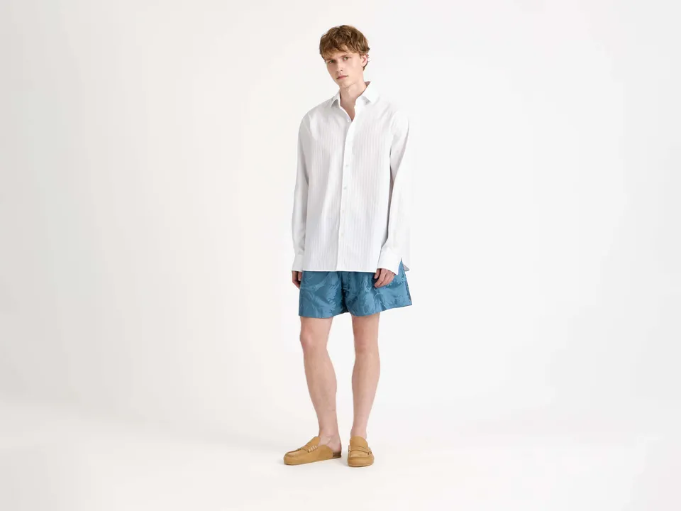 J.W.Anderson Classic Hemd Herren white blue Popeline