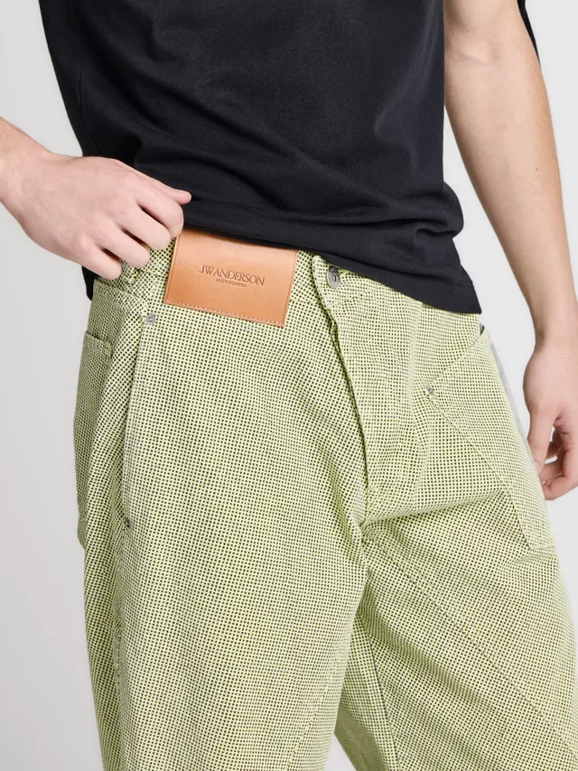 J.W.Anderson Twisted Workwear Jeans Gelb
