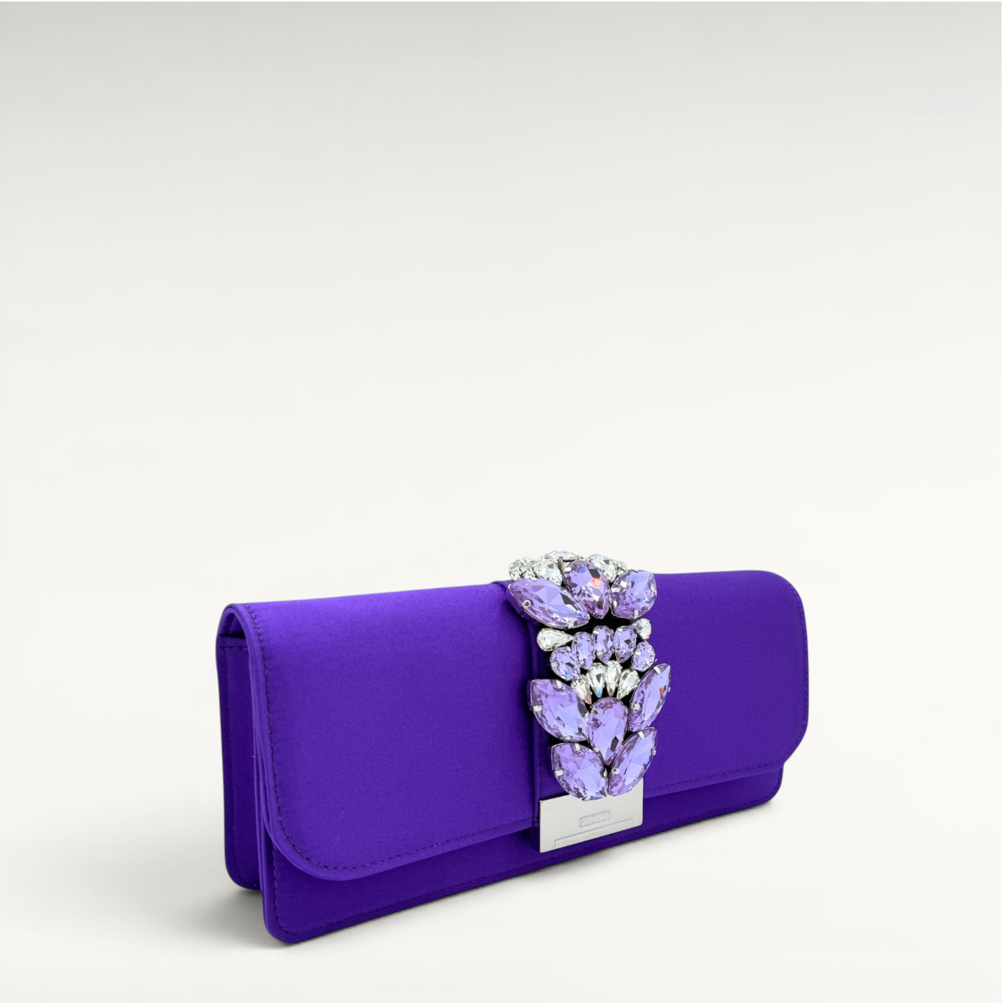 Gedebe Cliky Long Clutch Satin Schmuckstickerei