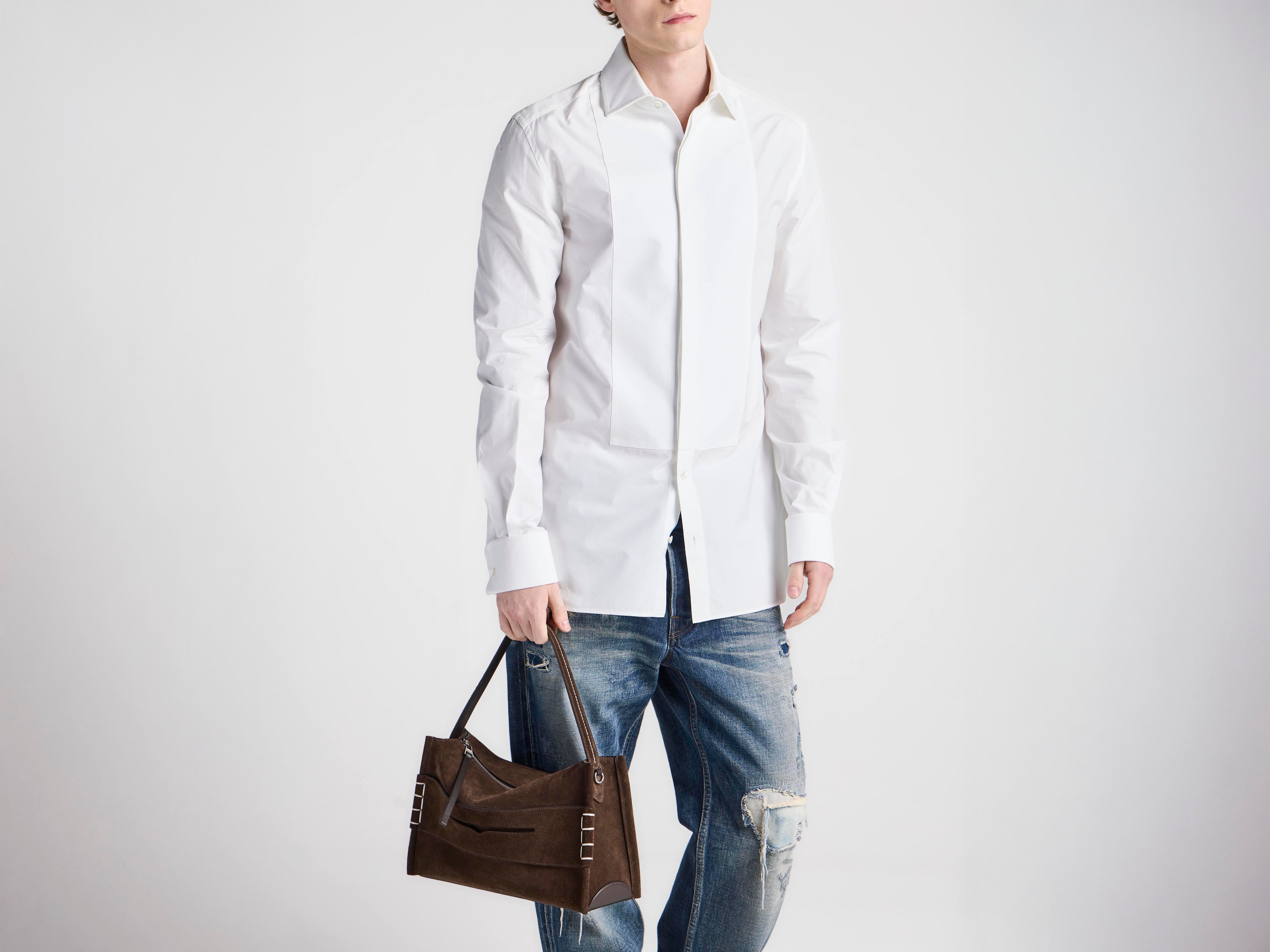 J.W.Anderson Small Loafer Bag Tasche Braun Wildleder