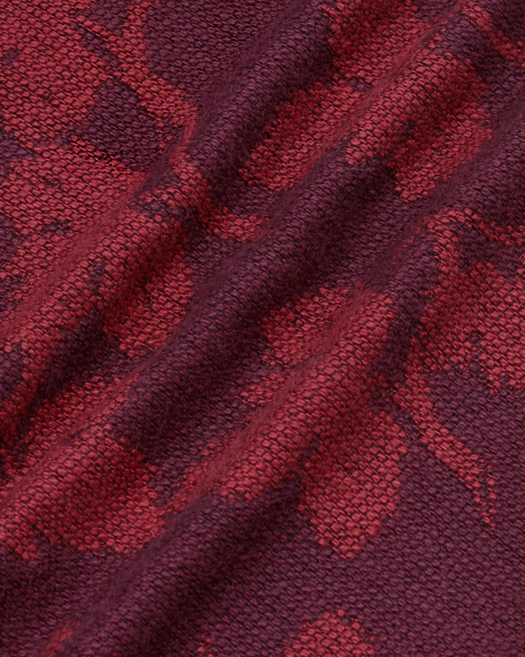 Drôle De Monsieur Vine Leaf Jacquard Herren-Shorts Burgundy
