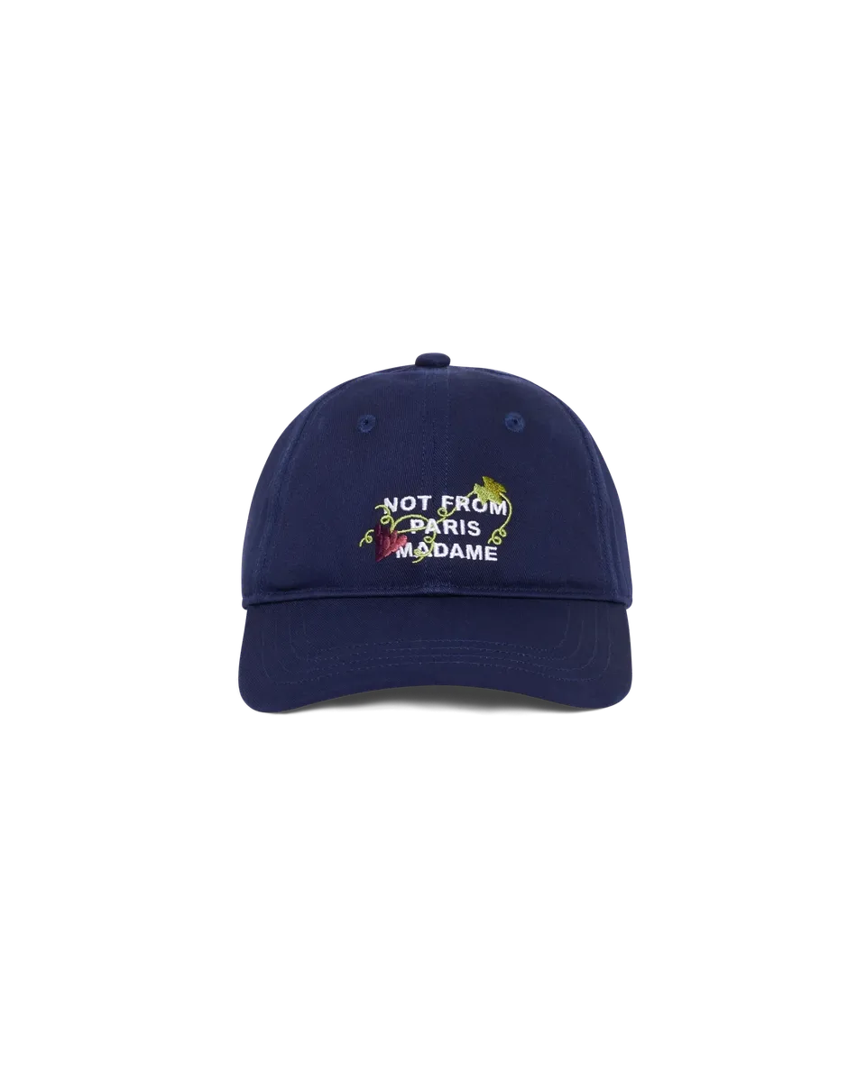 Drôle De Monsieur Vine Slogan Cap Basecap Navy OS