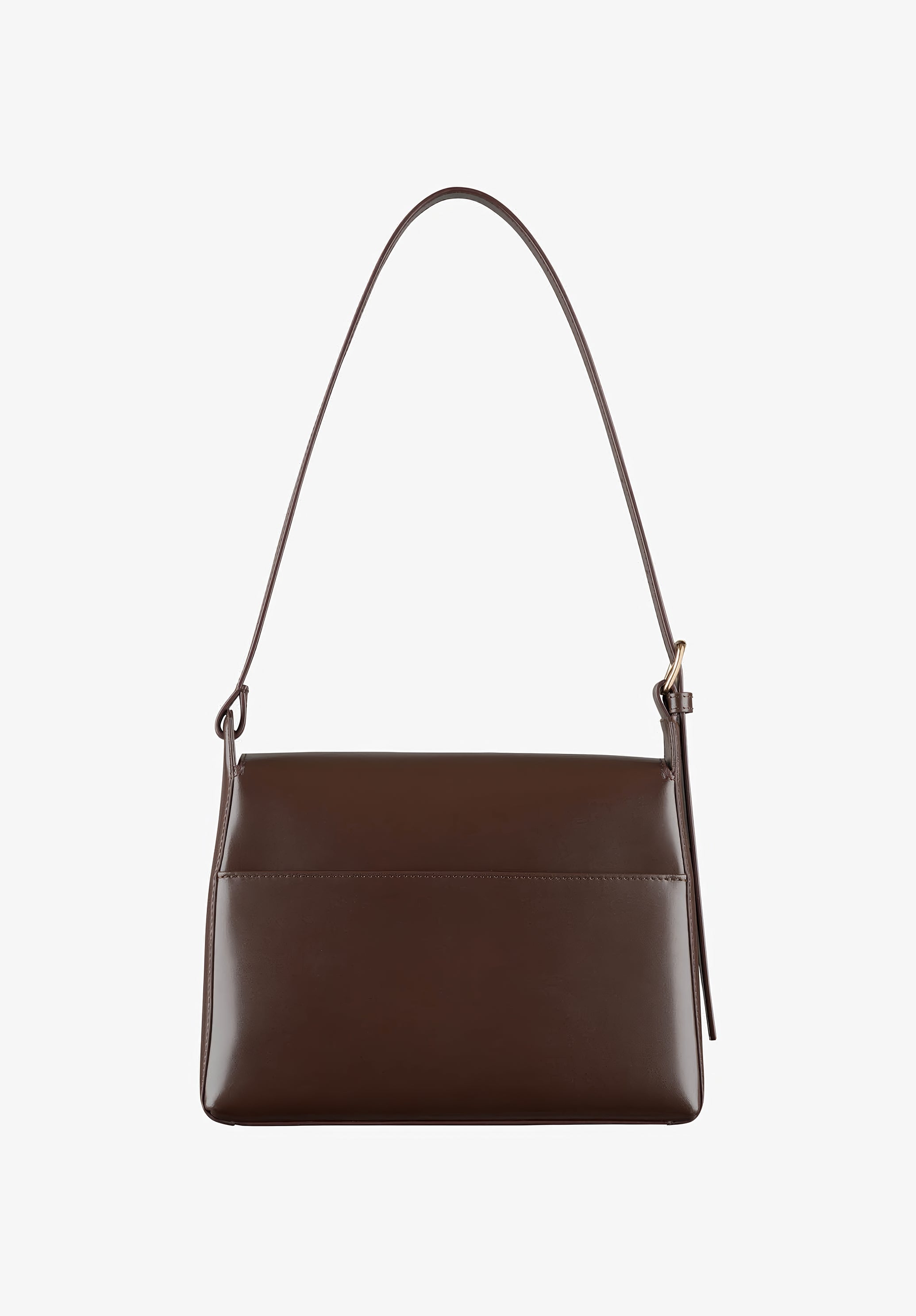 A.P.C. Virginie Flap Tasche Glattleder Magnetverschluss