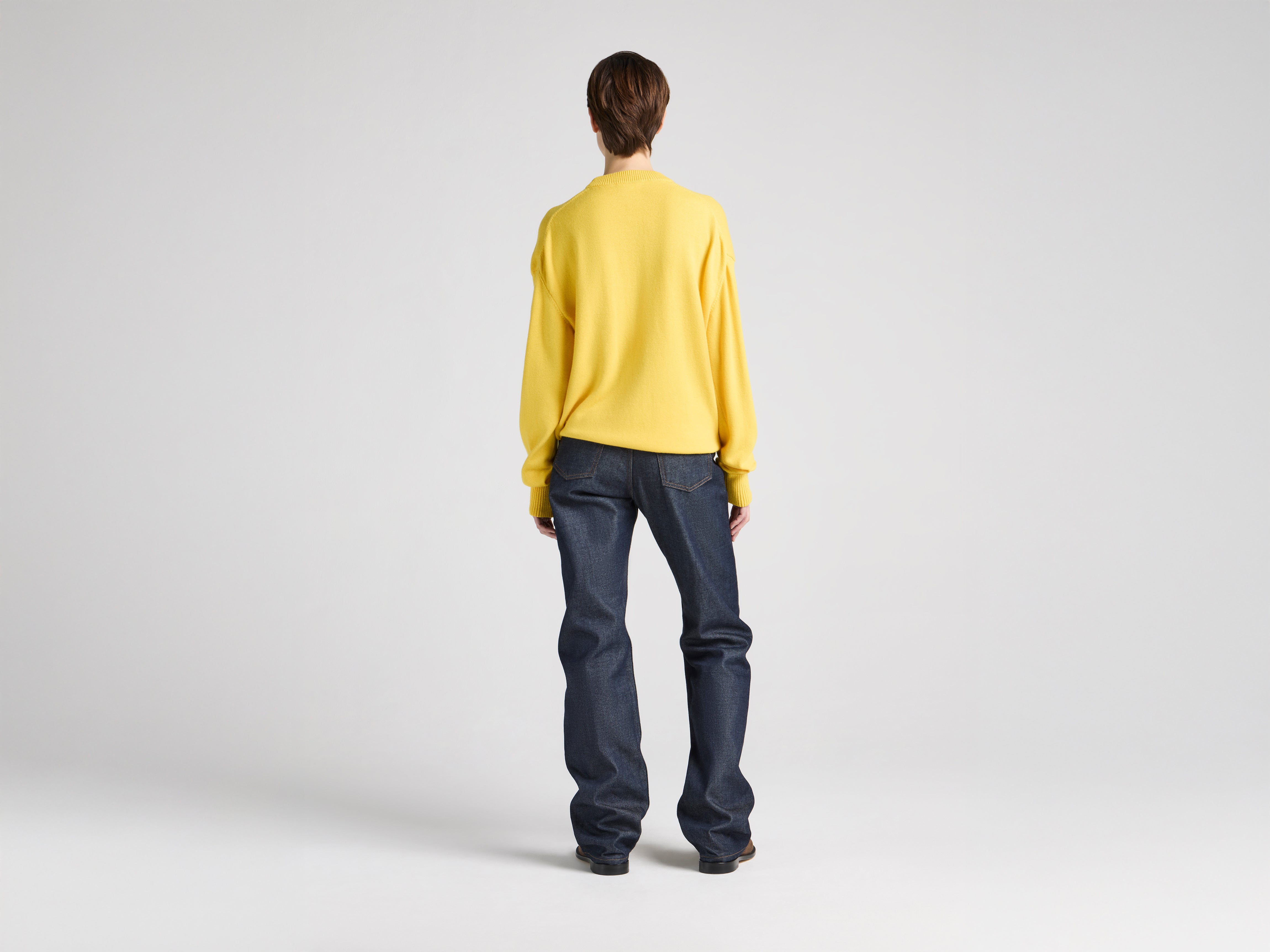 J.W.Anderson Knitwear Anonymous Faggots Jumper Damen Gelb Grafik