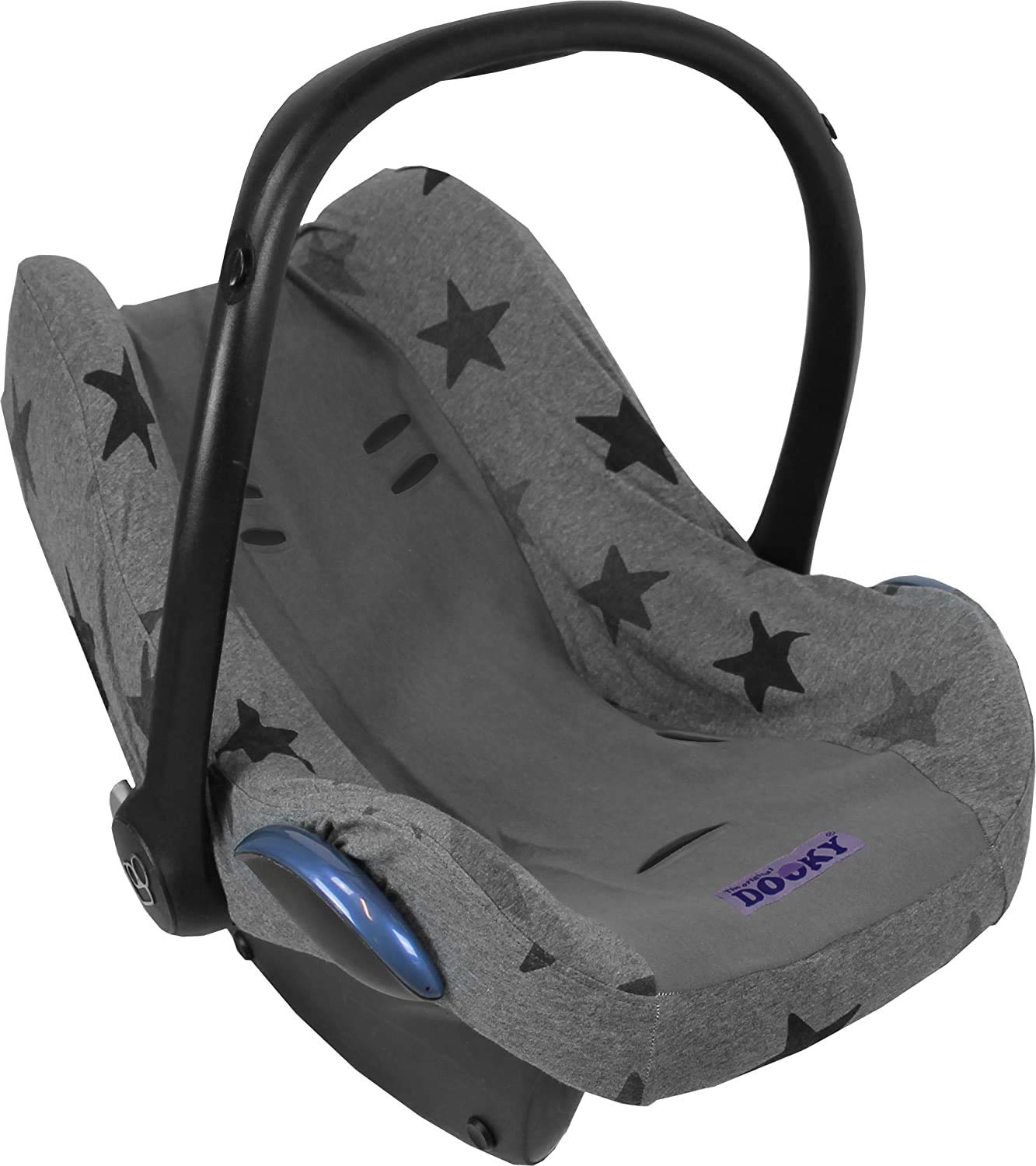 Dooky Seat Cover 0+ Babyschalenbezug 0-13 kg Black Uni