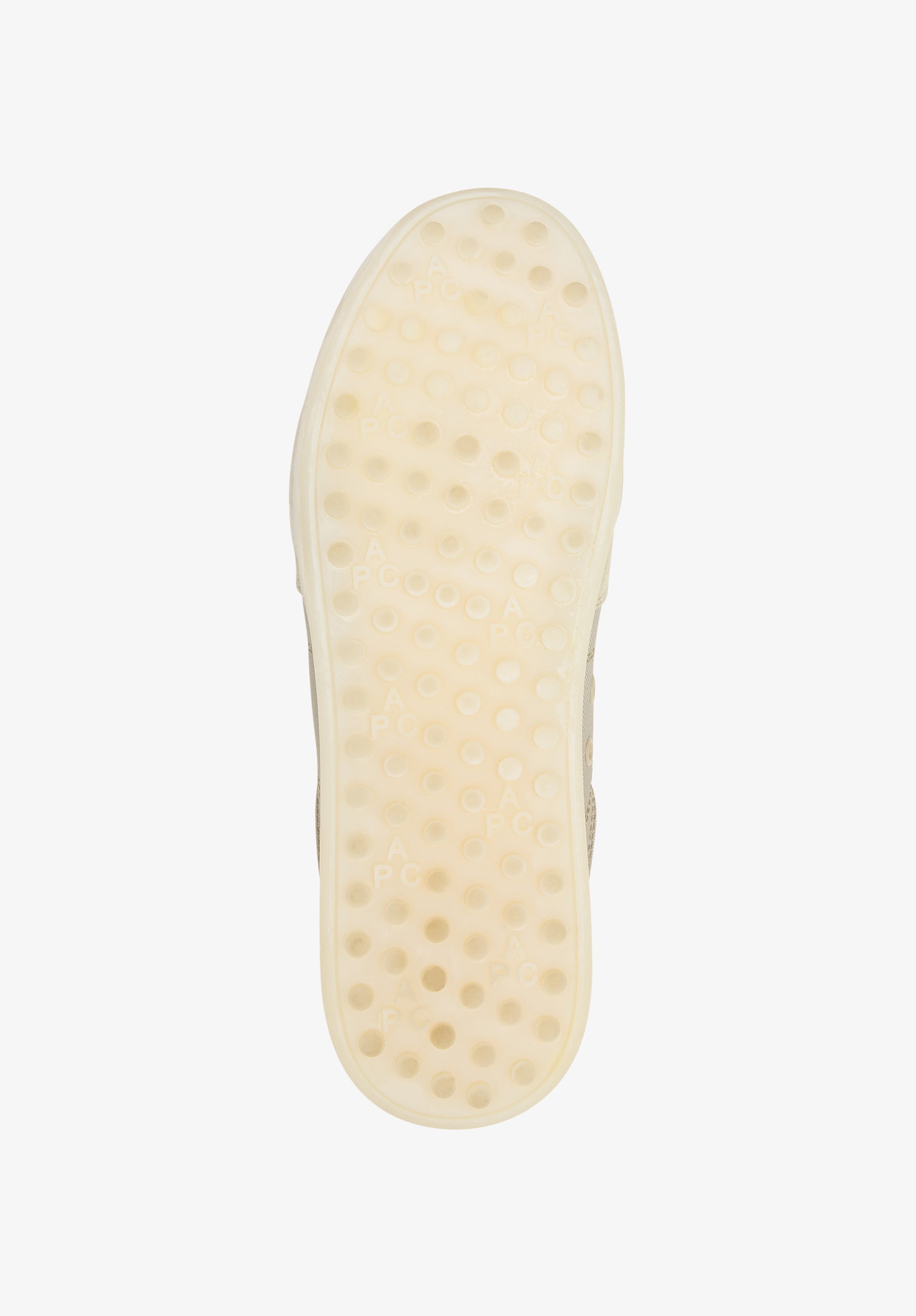 A.P.C. Moe Soft Sneakers Weiß Noppensohle