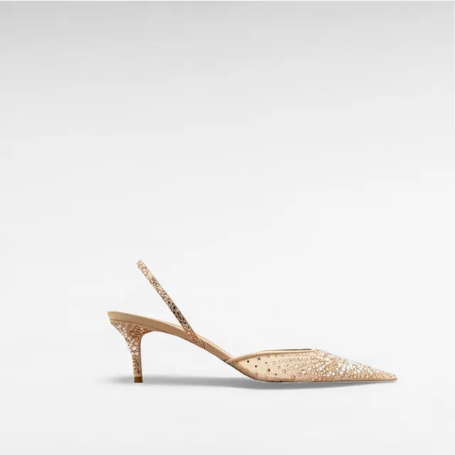 Gedebe Anitta Slingback Pumps Spitz Kristalle
