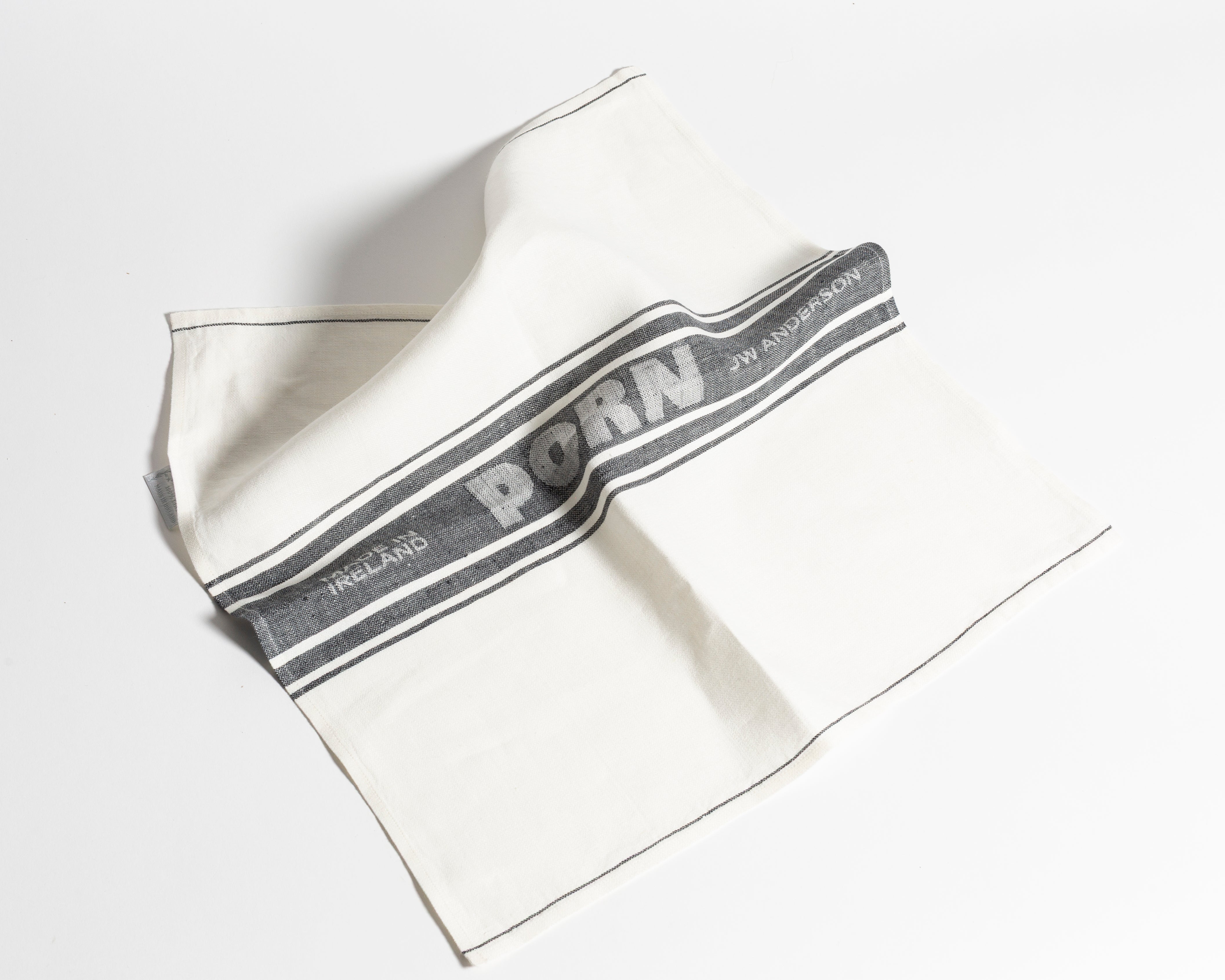 J.W.Anderson Homeware Porn Napkins Servietten Schwarz 6er Set