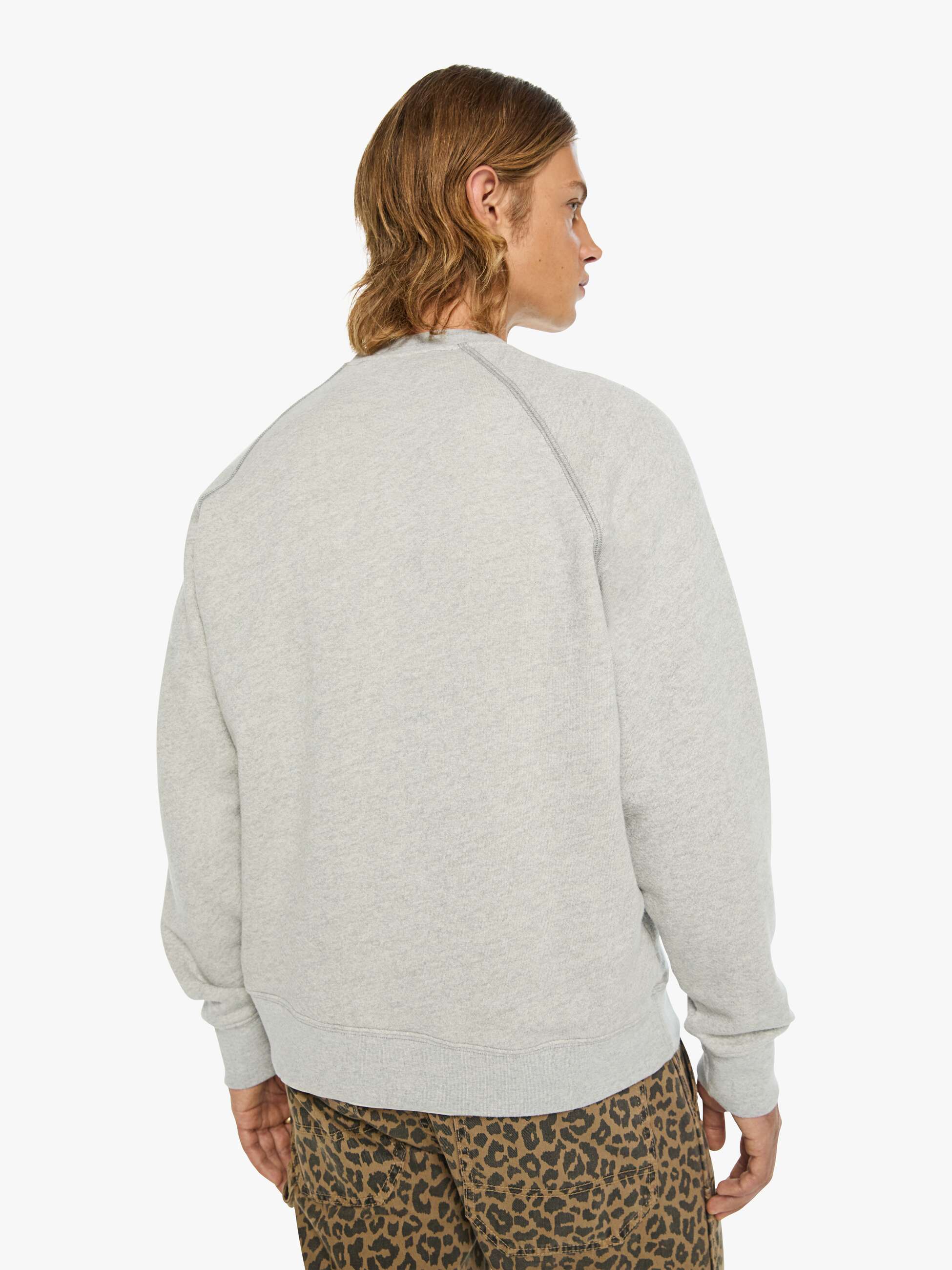 Mother The Champ Sweatshirt Snake Oil Motors Grau