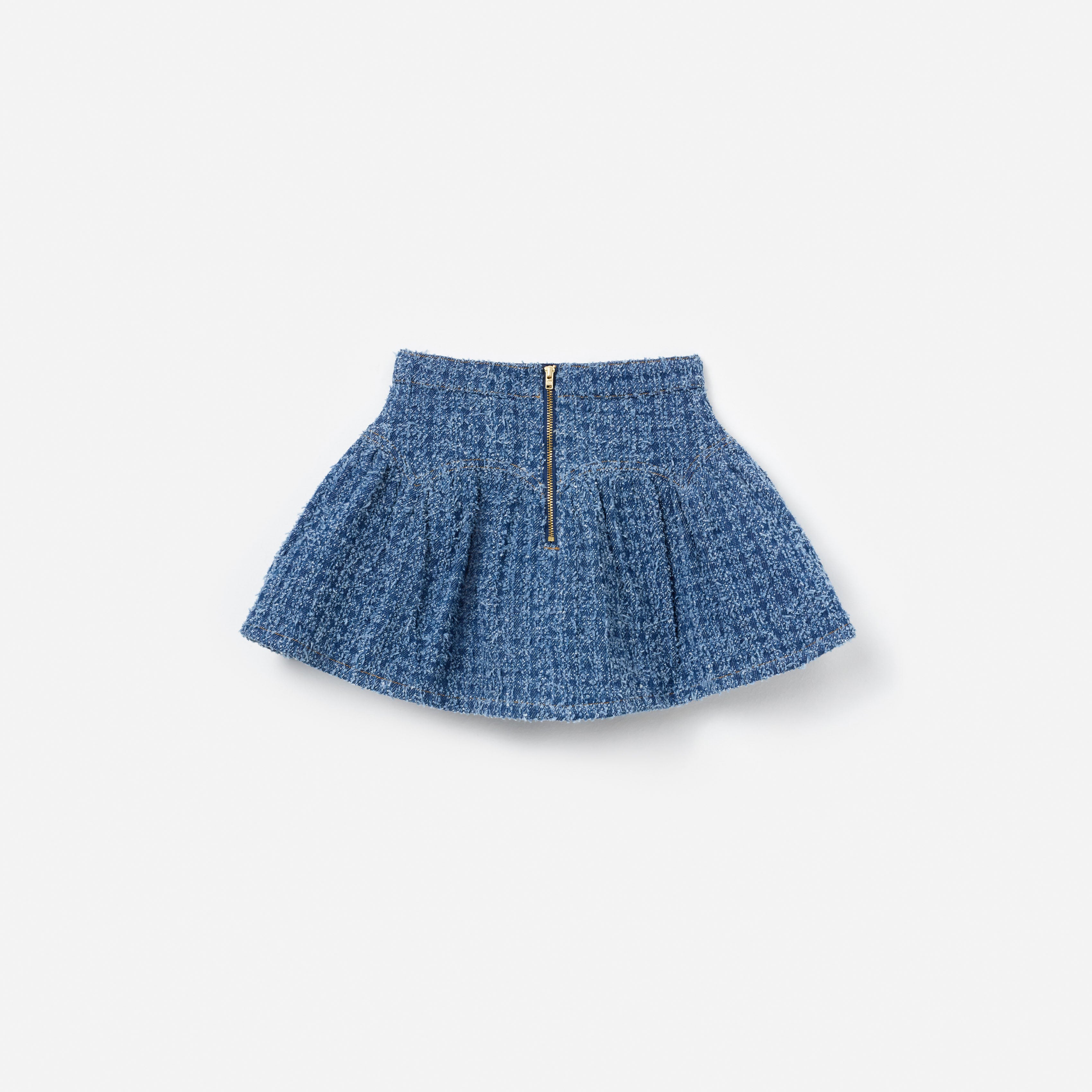 Self-Portrait Textured Denim Rock Kinder Mini