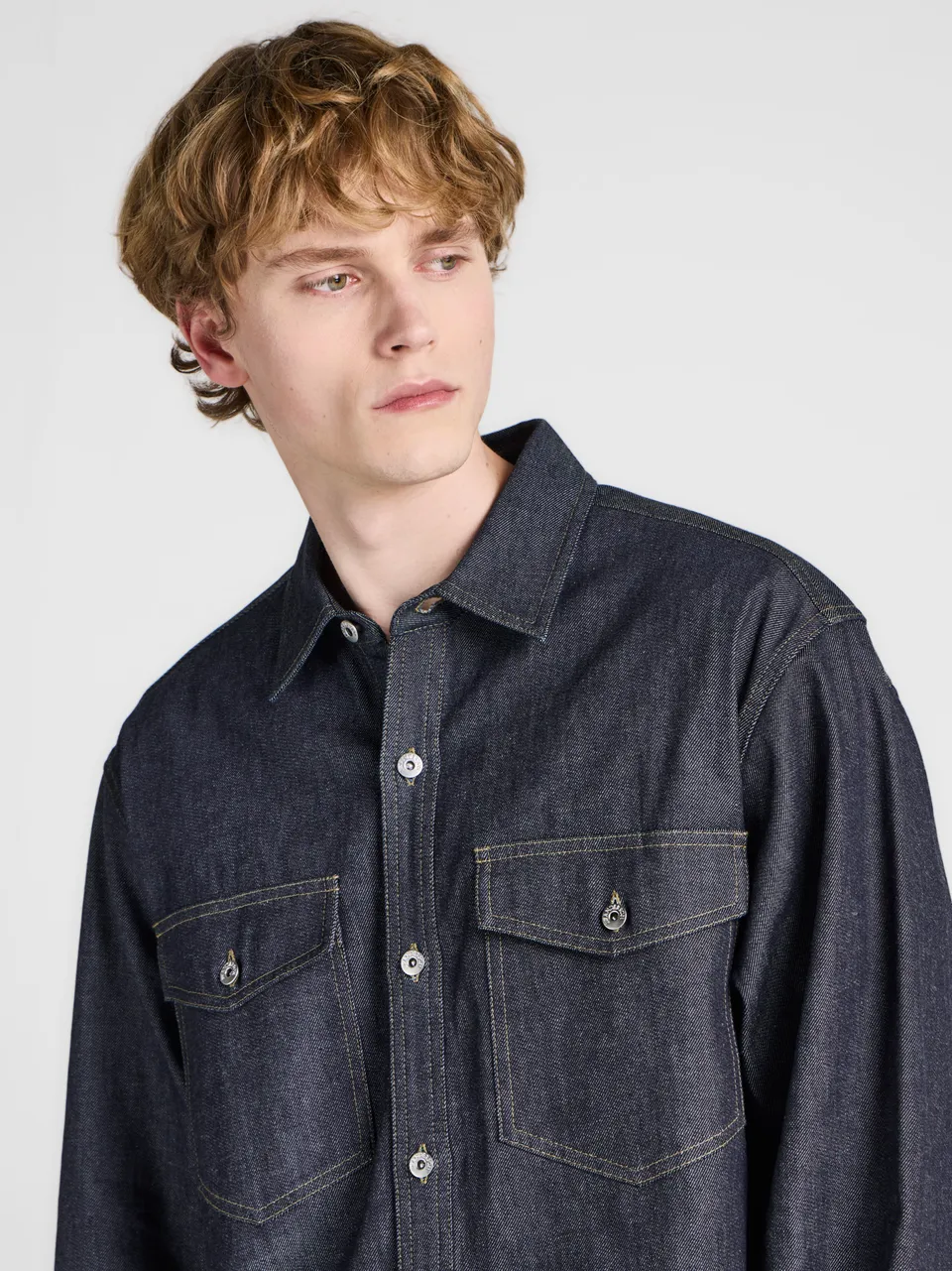 J.W.Anderson Denim Overshirt Herren indigo Japan-Denim