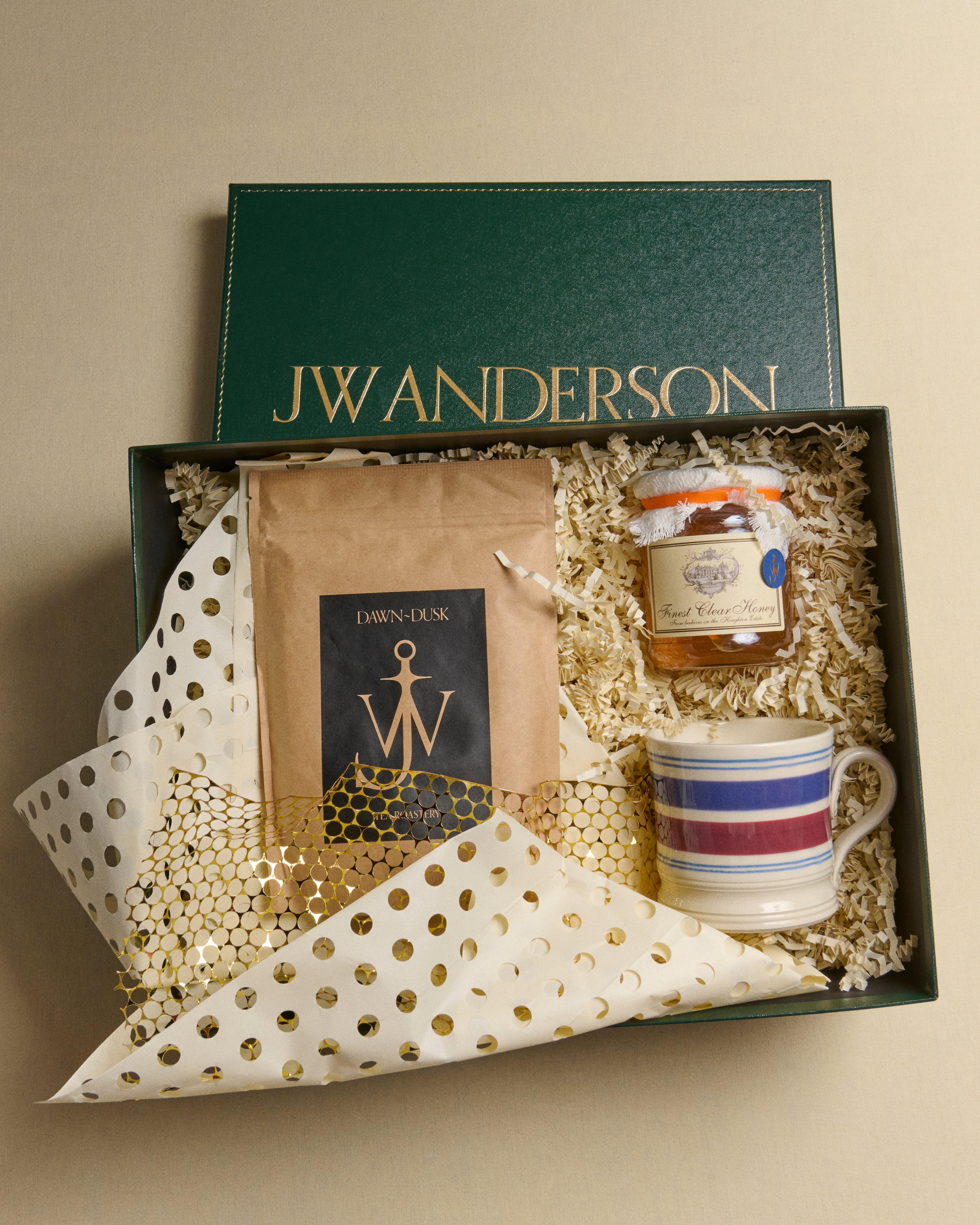 J.W.Anderson Tableware Shamrock Mug Tasse Blau Burgundy