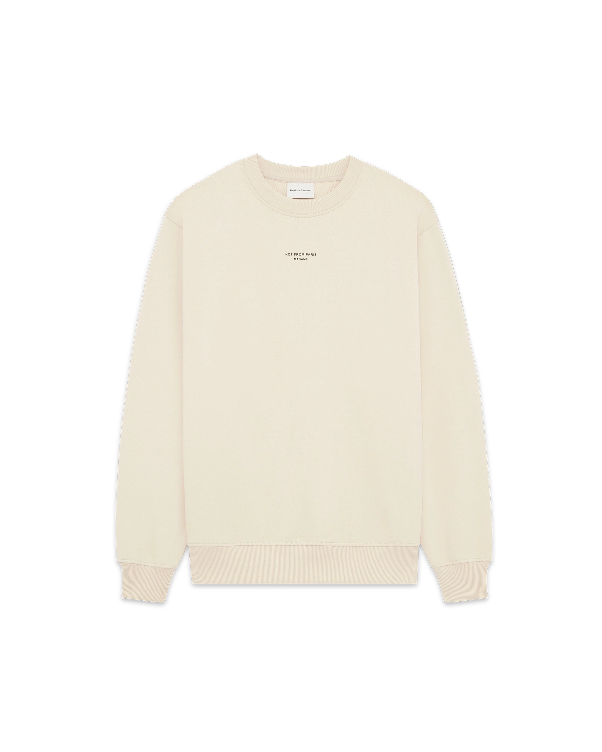 Drôle De Monsieur Le Sweatshirt Slogan Classique Sweatshirt Mastic Baumwolle