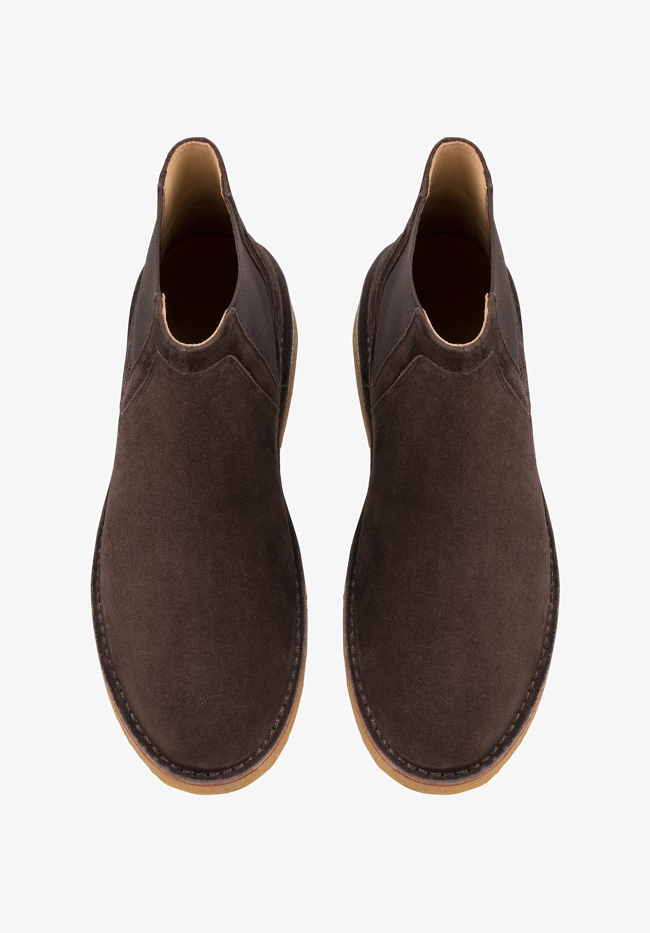 A.P.C. Theodore Boots Leder Stiefel Gr. 43 braun Kreppsohle