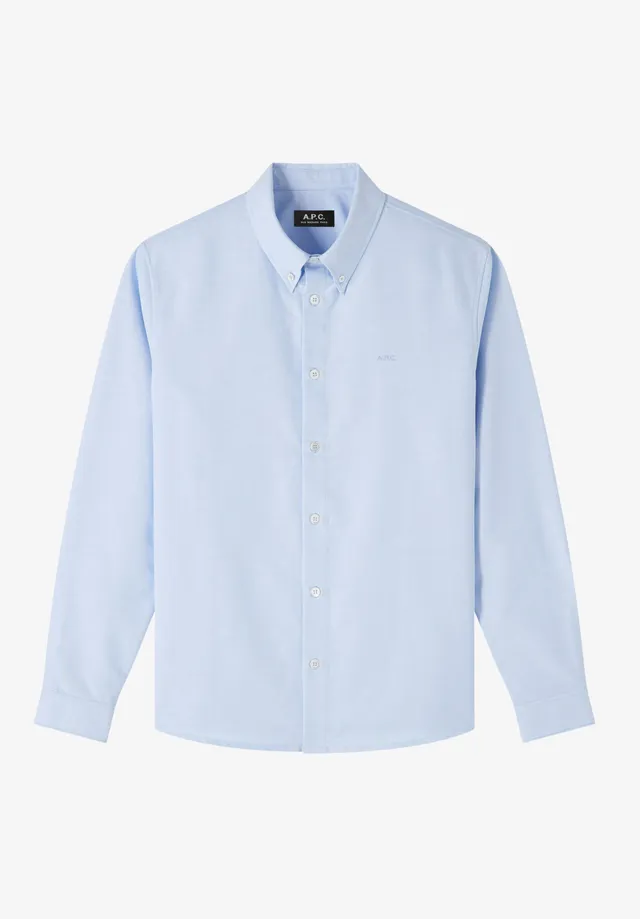 A.P.C. Greg Hemd Bio-Baumwolle Knopfkragen