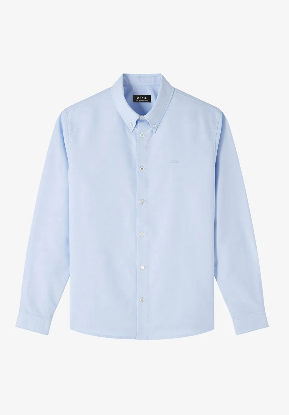 A.P.C. Greg Hemd Bio-Baumwolle Knopfkragen