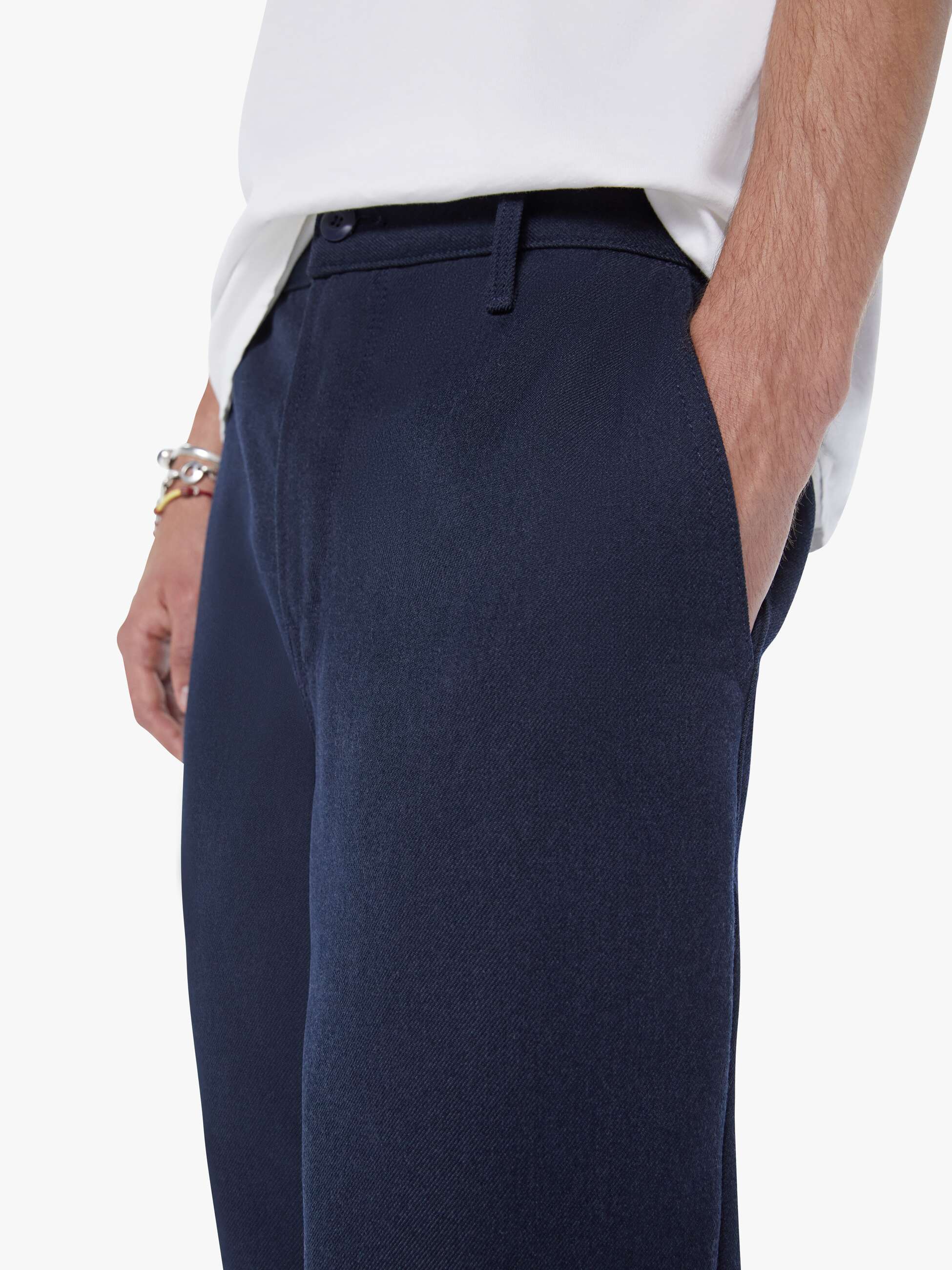 Mother The Duke Hose Navy Weites Bein Herren