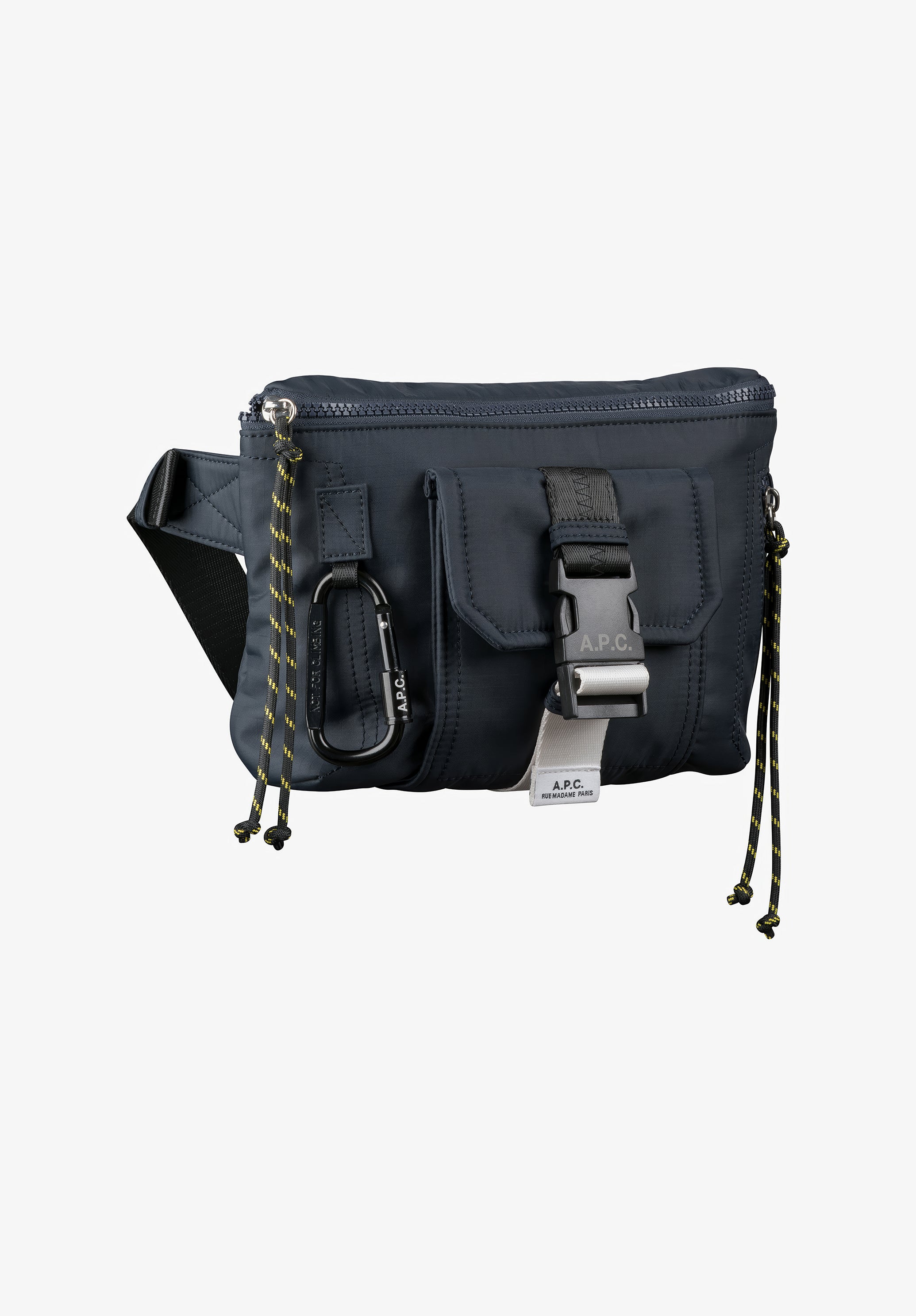 A.P.C. Treck Gürteltasche Bauchtasche TU schwarz Karabiner