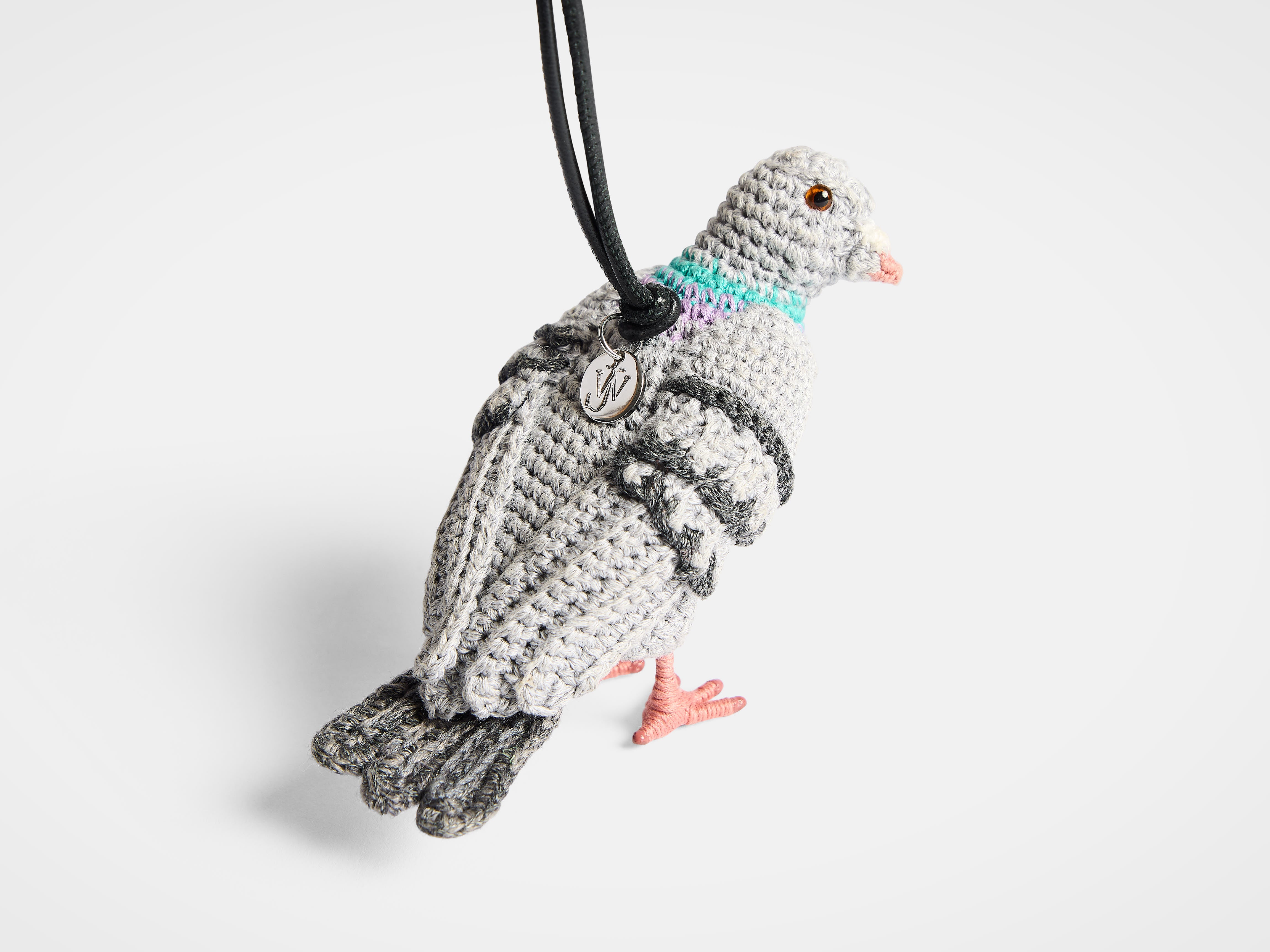 J.W.Anderson Bag Charms Pigeon Charm Anhänger Baumwolle