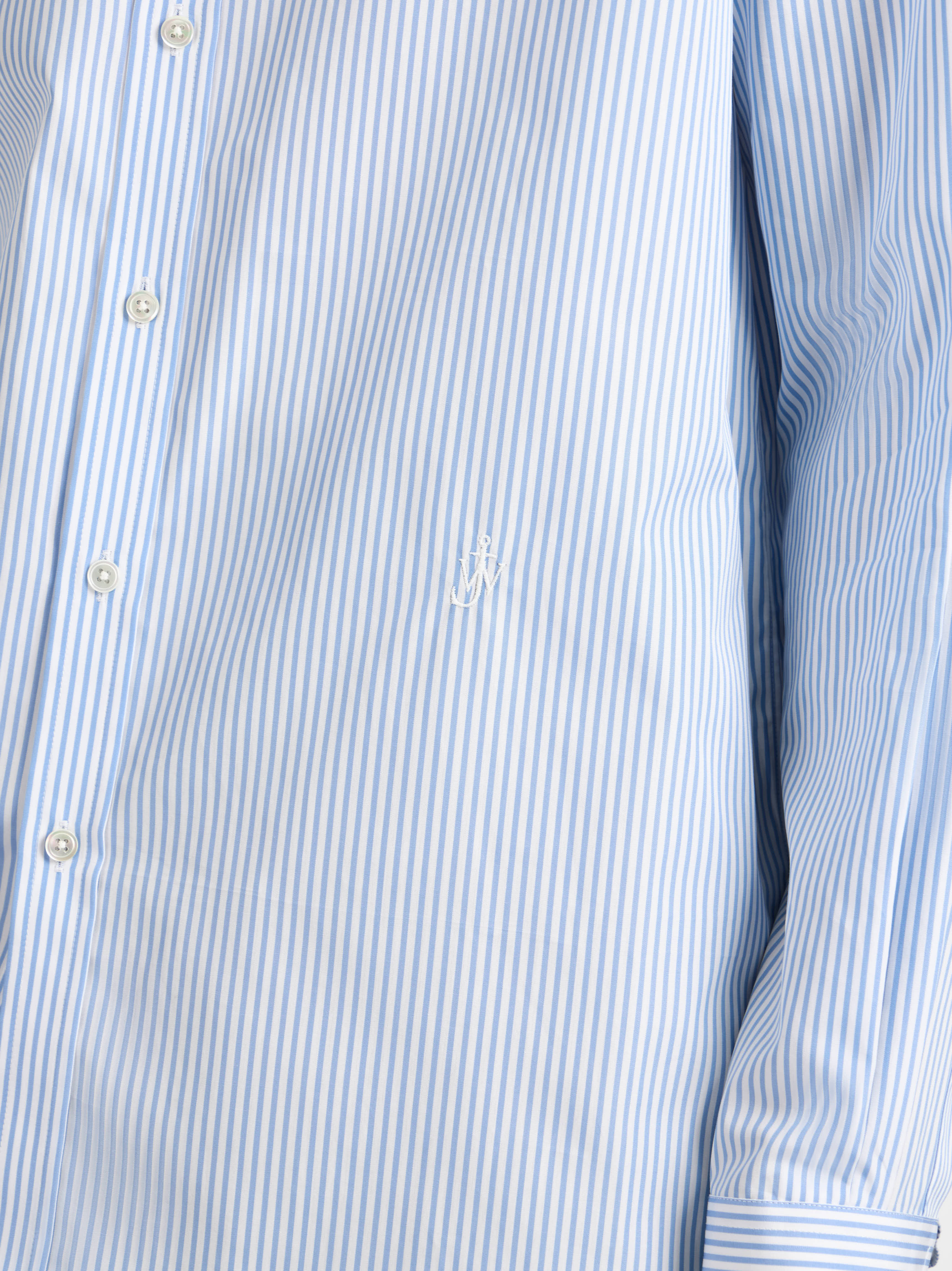 J.W.Anderson Dress Shirt Hemd Blau Weiß Poplin