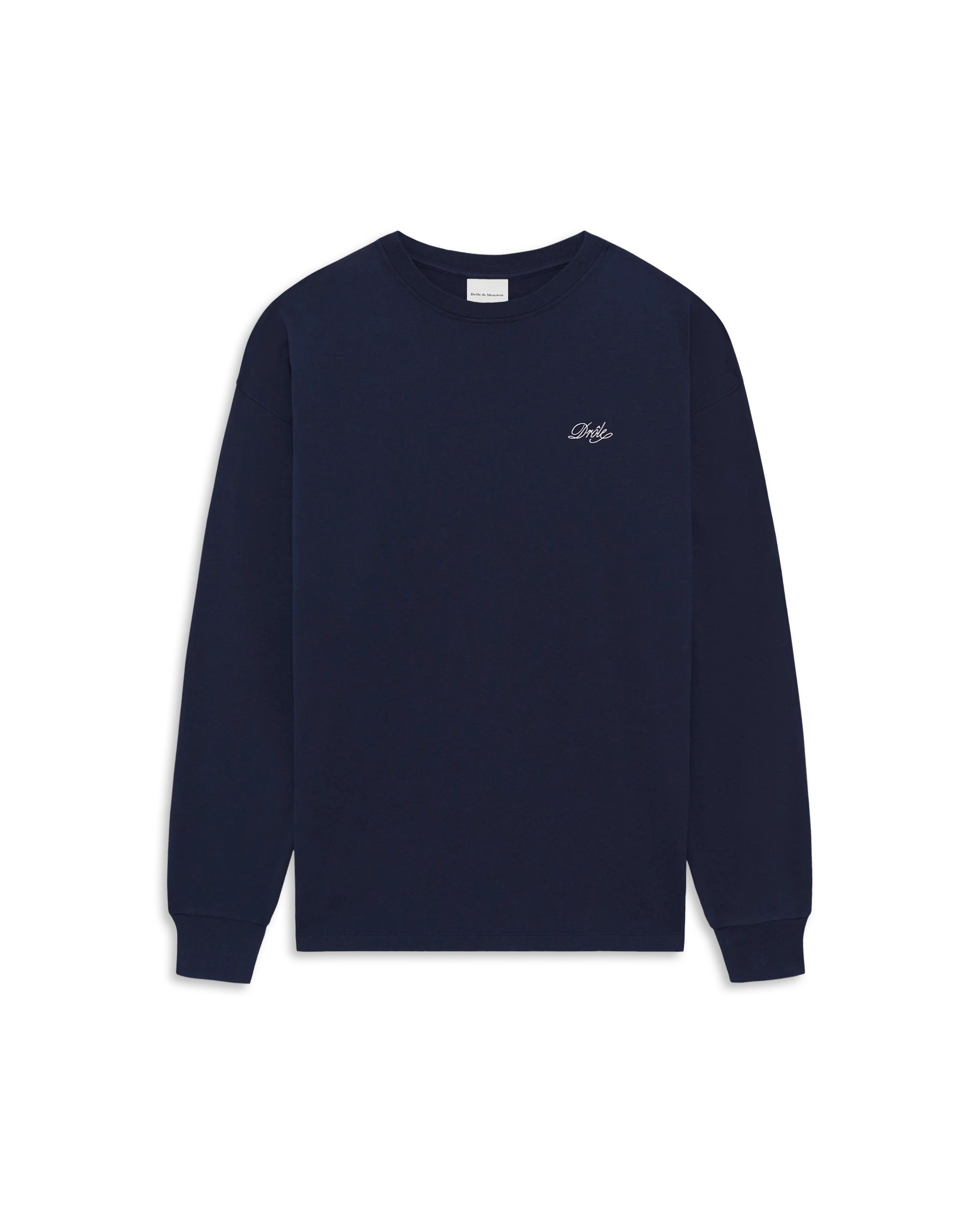 Drôle De Monsieur Belissima Longsleeve T-Shirt Navy Baumwolle