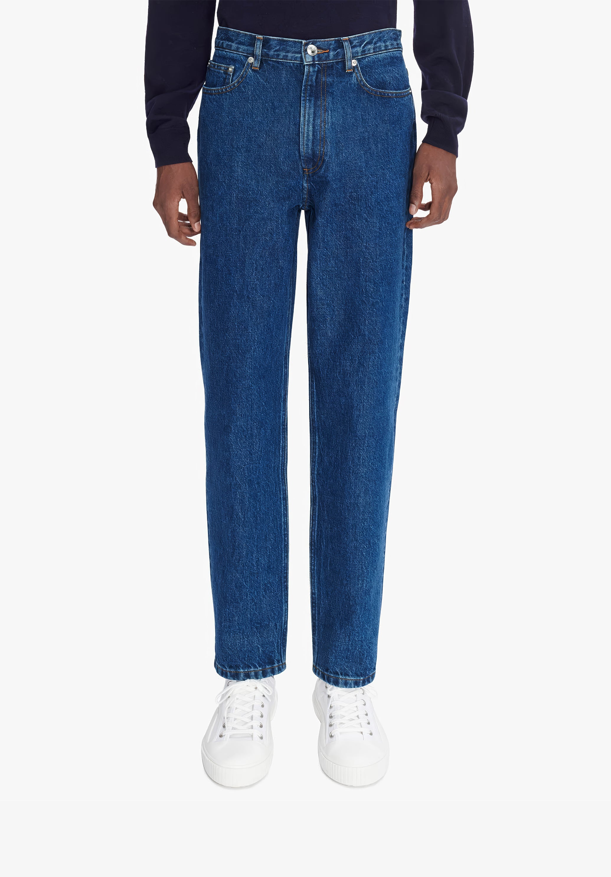 A.P.C. Martin Jeans Bio-Baumwolle Gerade Hohe Taille