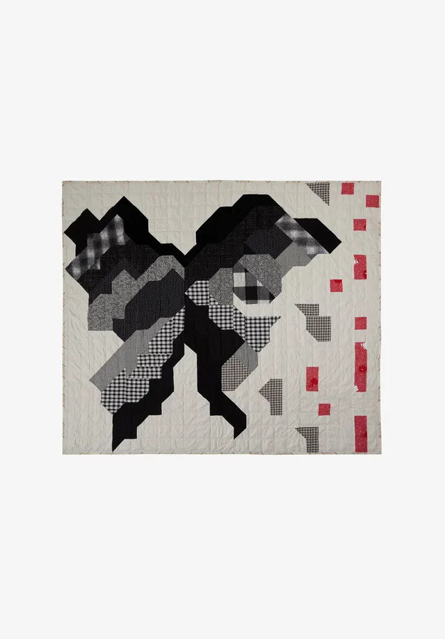 A.P.C. Accessories Demi Deuil Quilt Patchwork T4