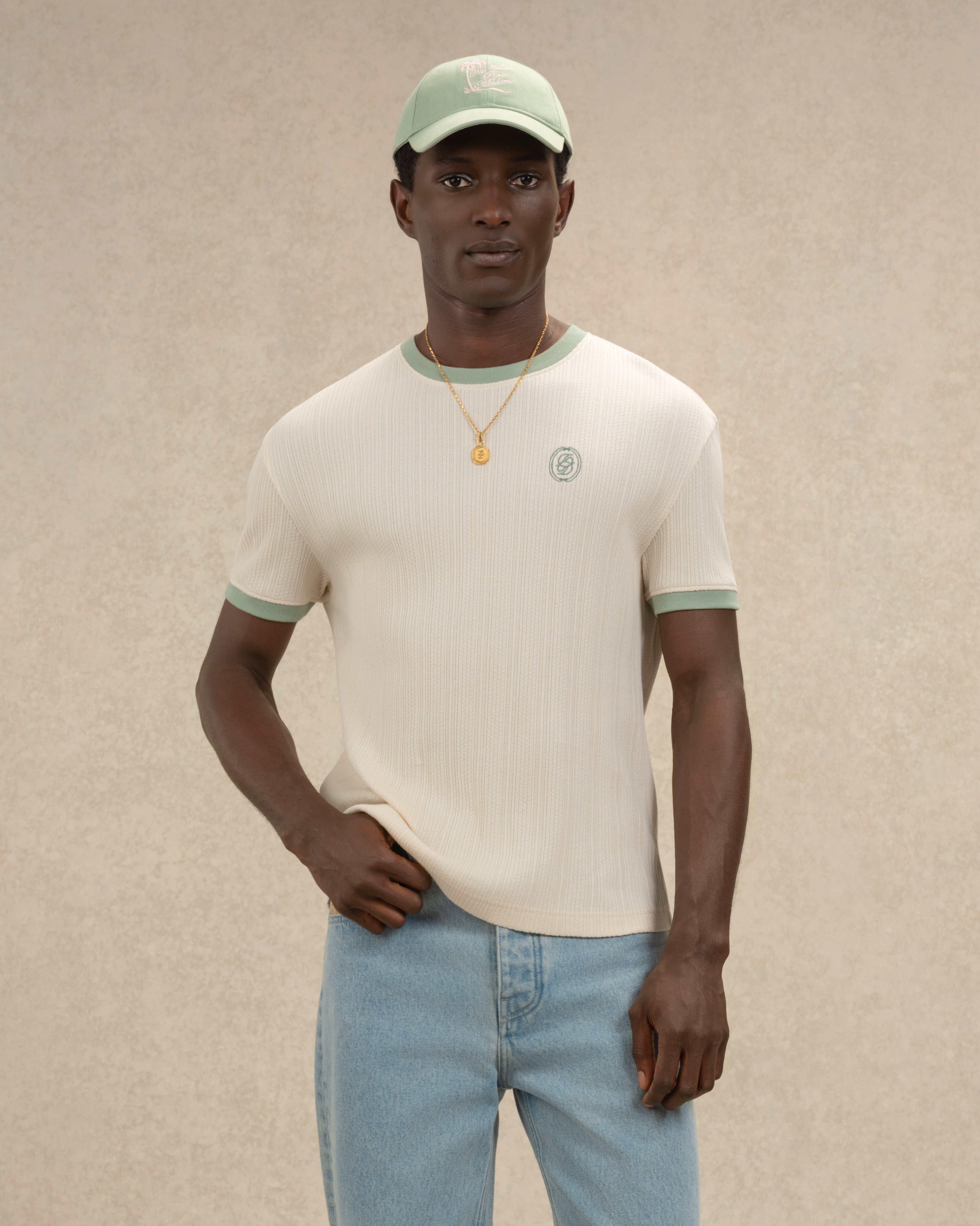Drôle De Monsieur T-Shirt D Miroir T-Shirt Off-White Baumwolle