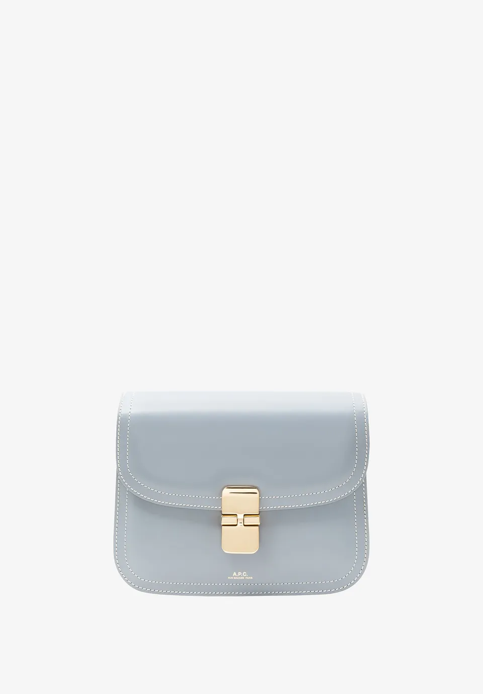 A.P.C. Grace Small Tasche Leder blau TU