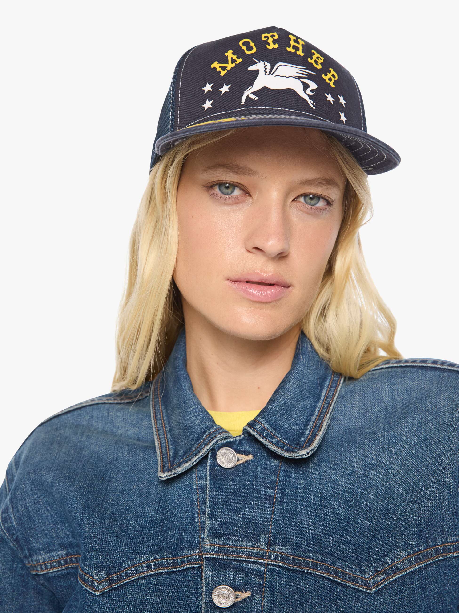 Mother The 10-4 Trucker Cap Pegasus Navy