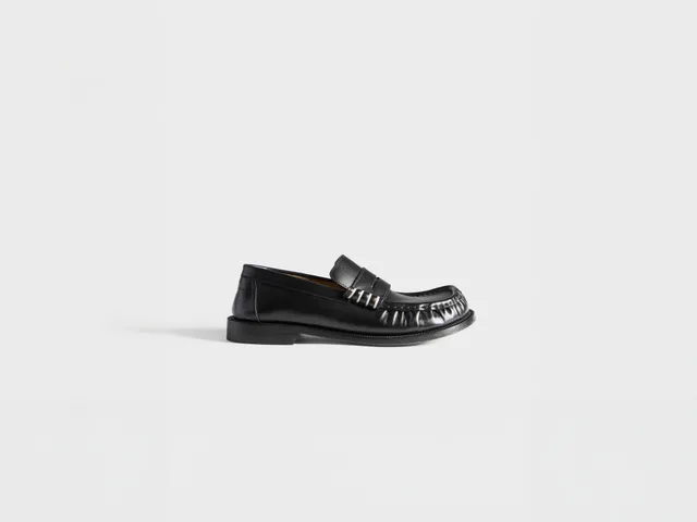 J.W.Anderson Loafer Moccasin Damenschuhe Schwarz Made in Italy
