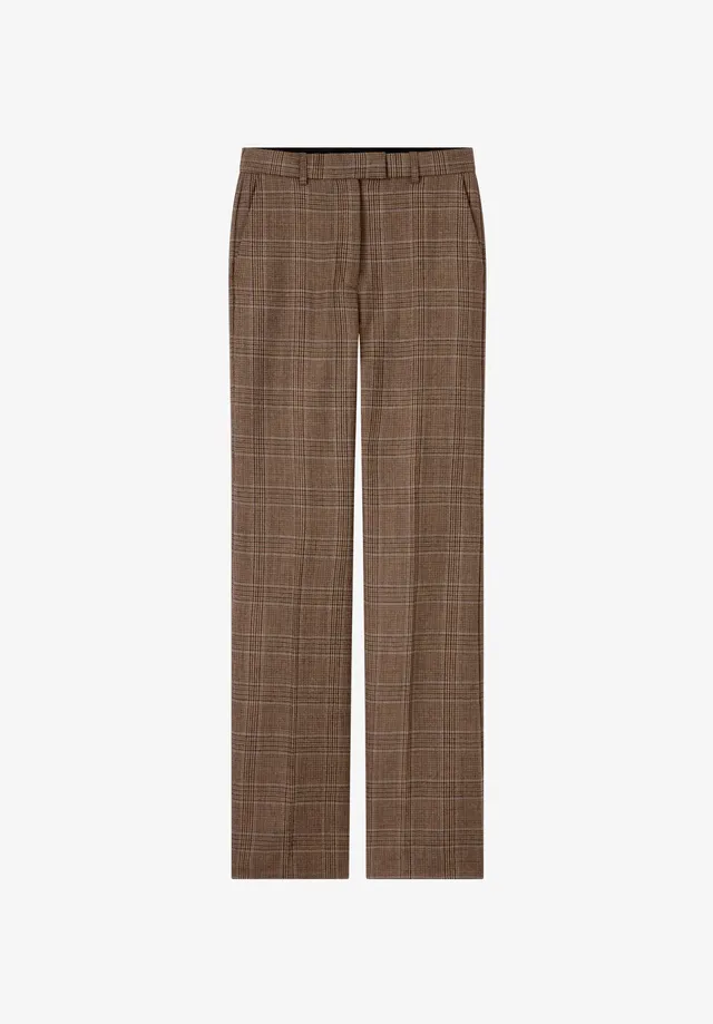 A.P.C. Karierte Hose ausgestellt mittelhoch Damen