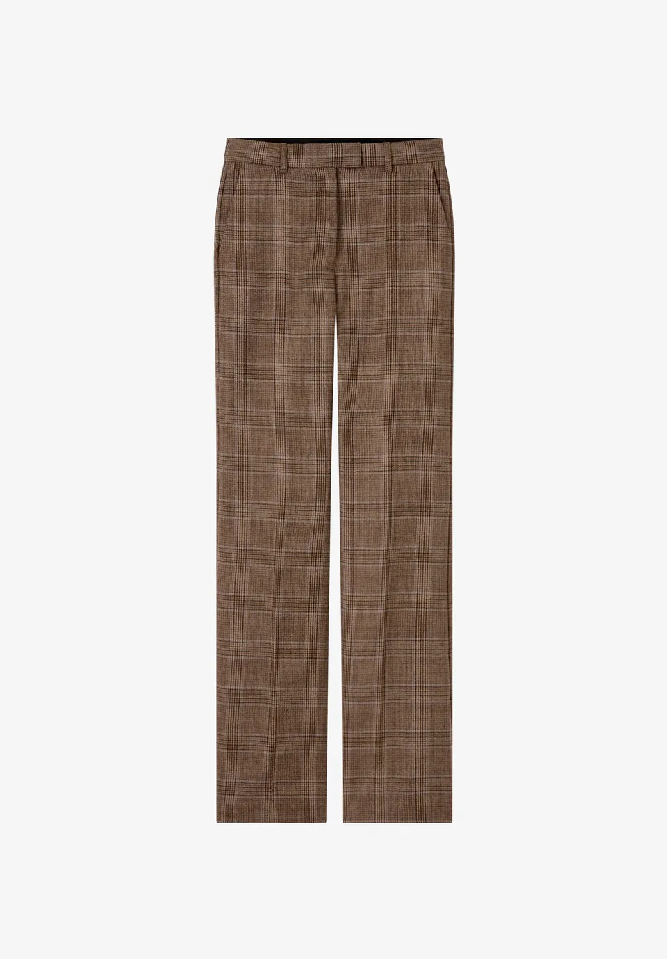 A.P.C. Karierte Hose ausgestellt mittelhoch Damen