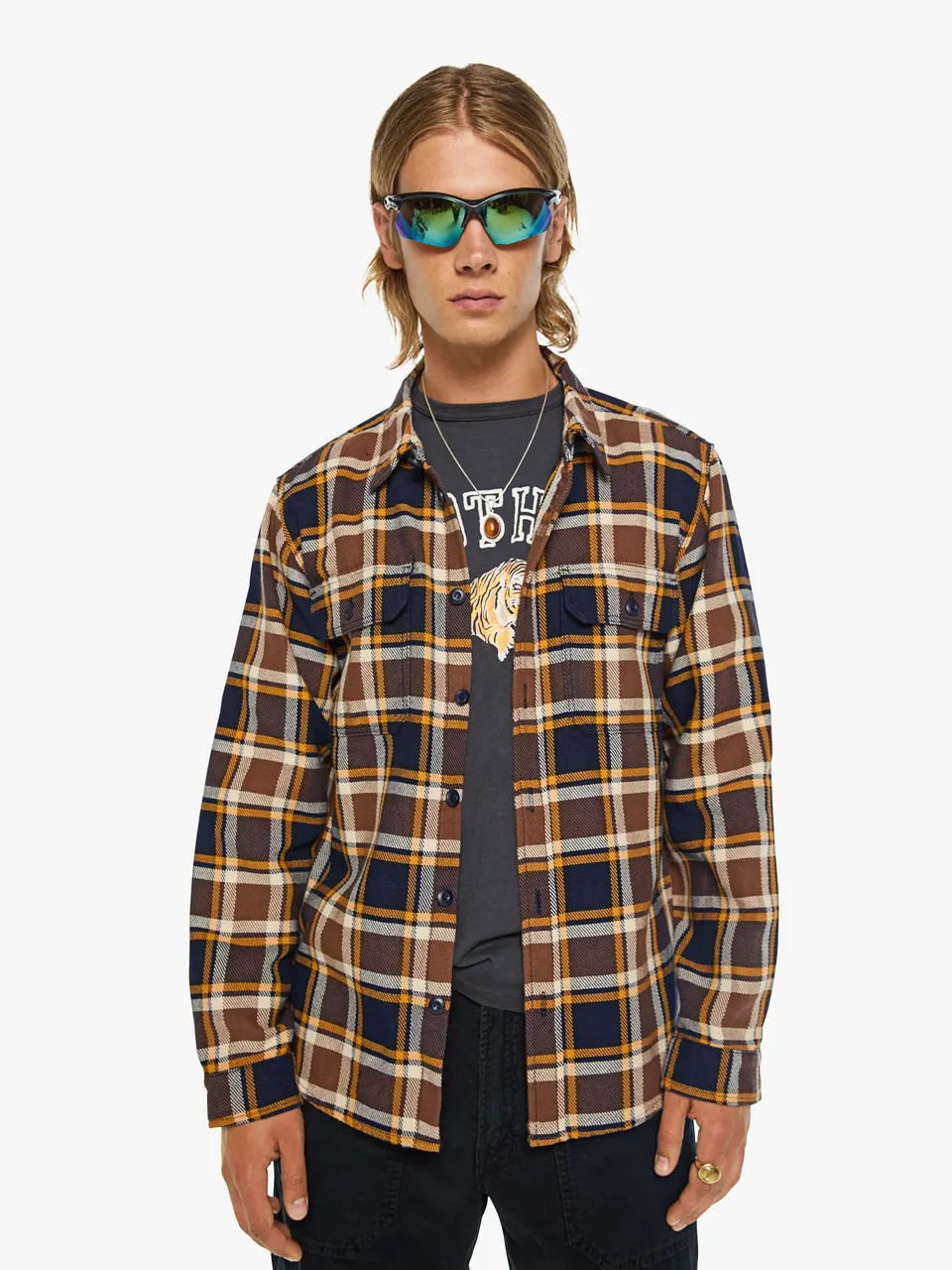 Mother The Freeze Plaid To The Bone Hemdjacke Karo Herren