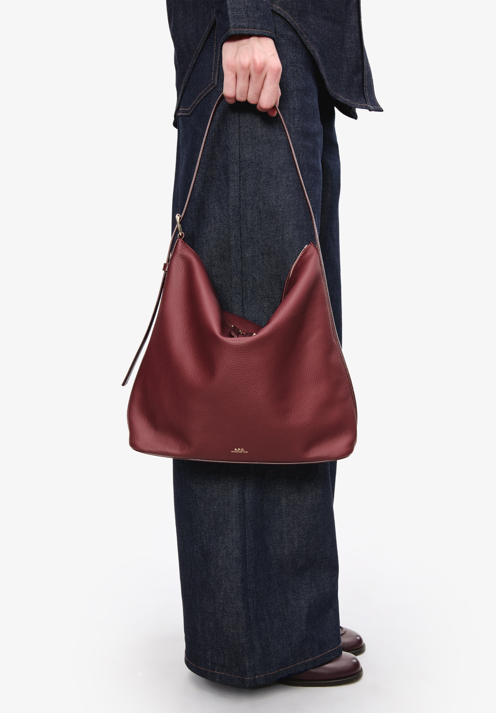 A.P.C. Vera Schultertasche Leder Umhängetasche