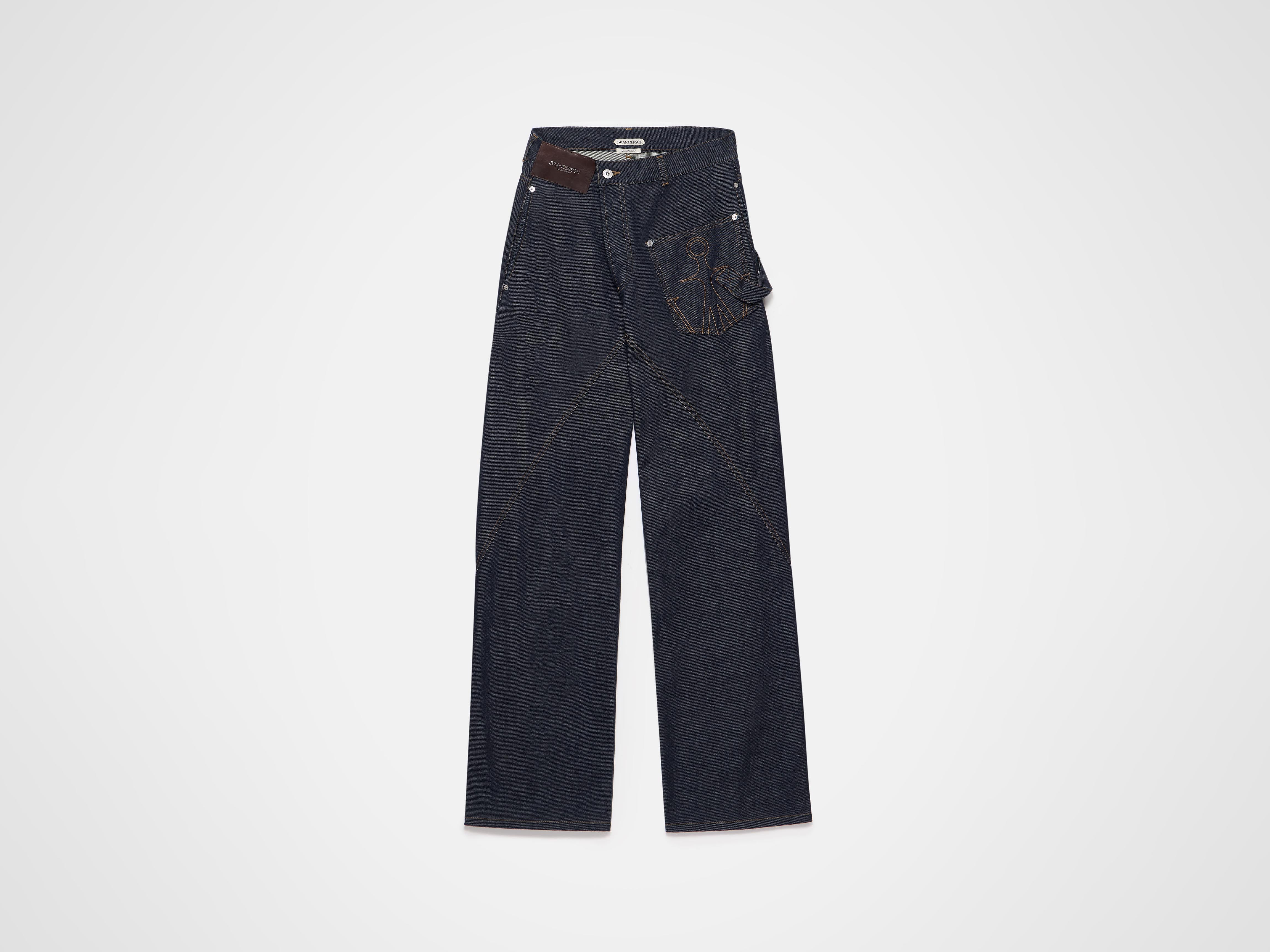 J.W.Anderson Jeans Twisted Workwear Jeans Damen Indigo