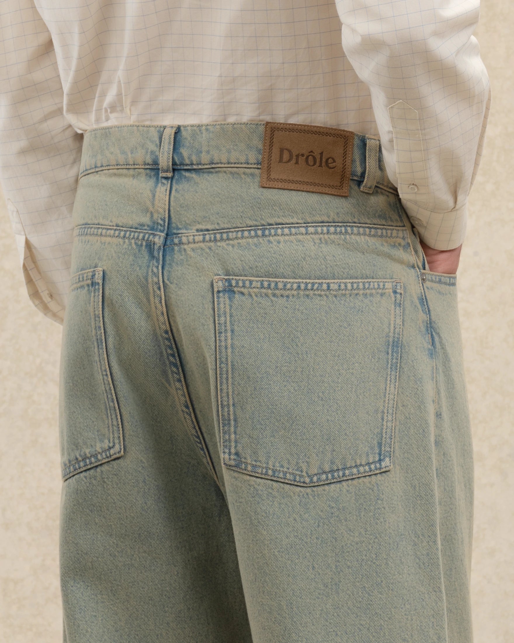 Drôle De Monsieur Jean Baggy Dusty Jeans Baumwolle