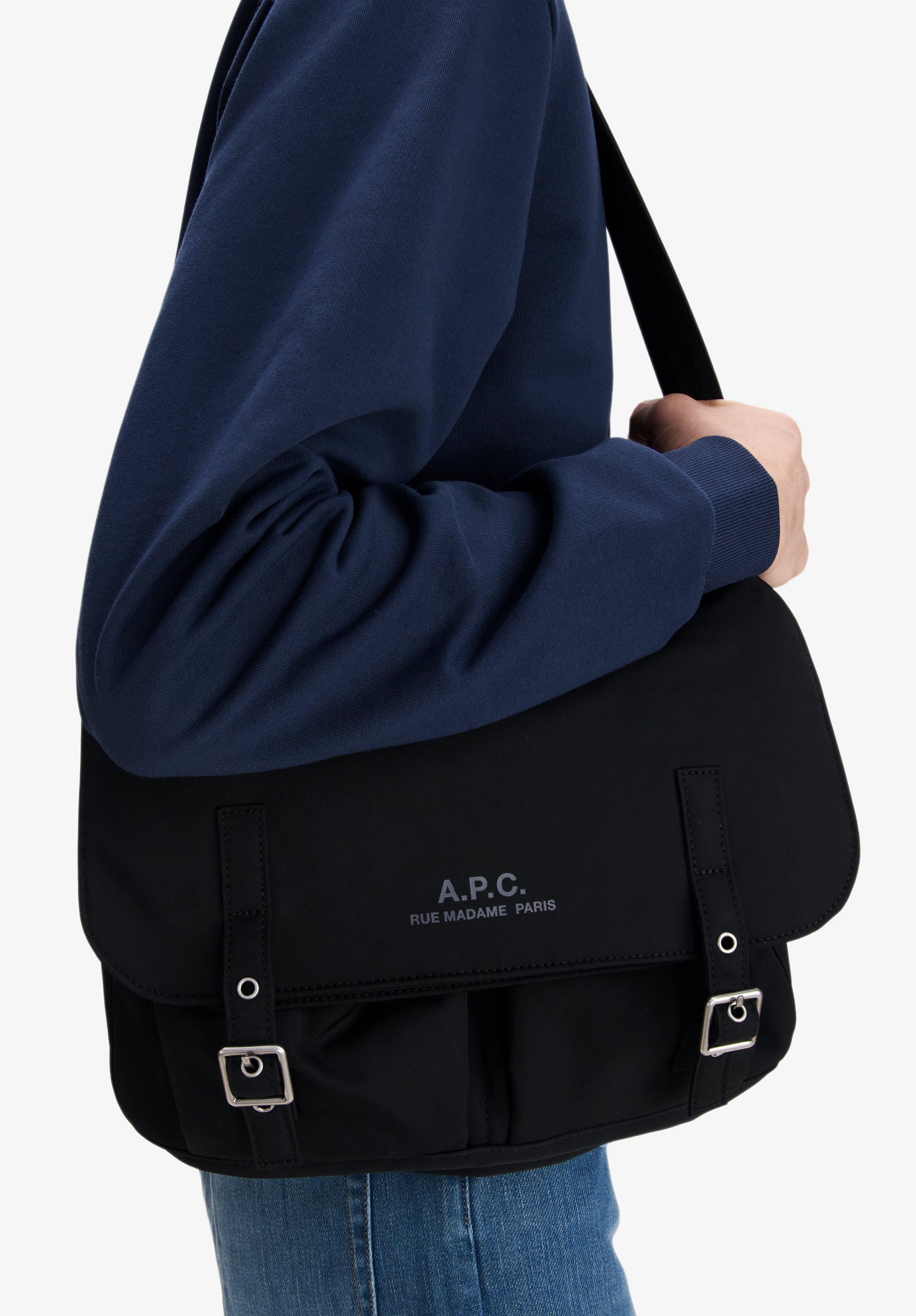 A.P.C. Archive Messenger Tasche TU Nylon 35 cm