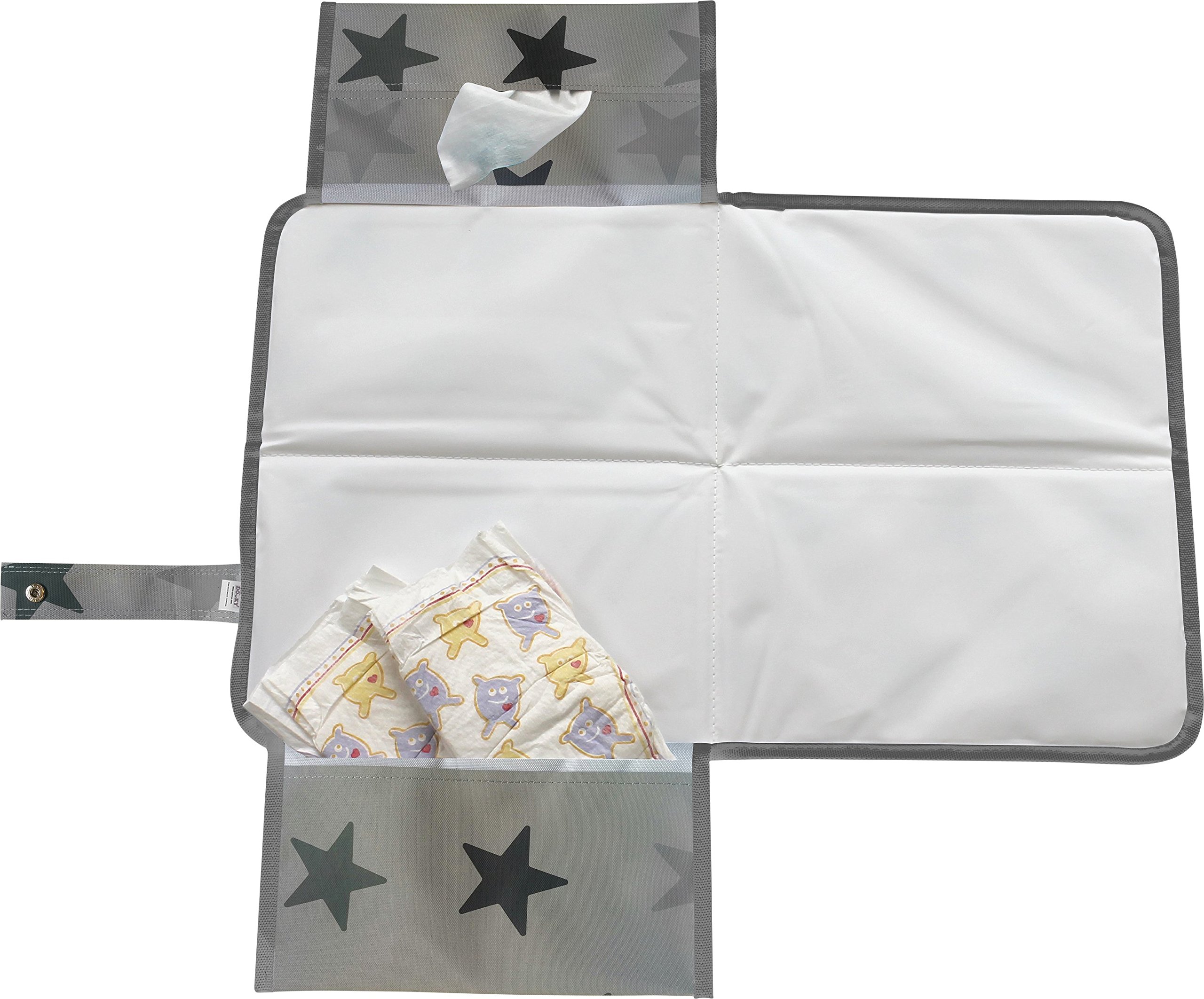 Dooky 3-in-1 Changing Pack Wickelunterlage Grey Stars
