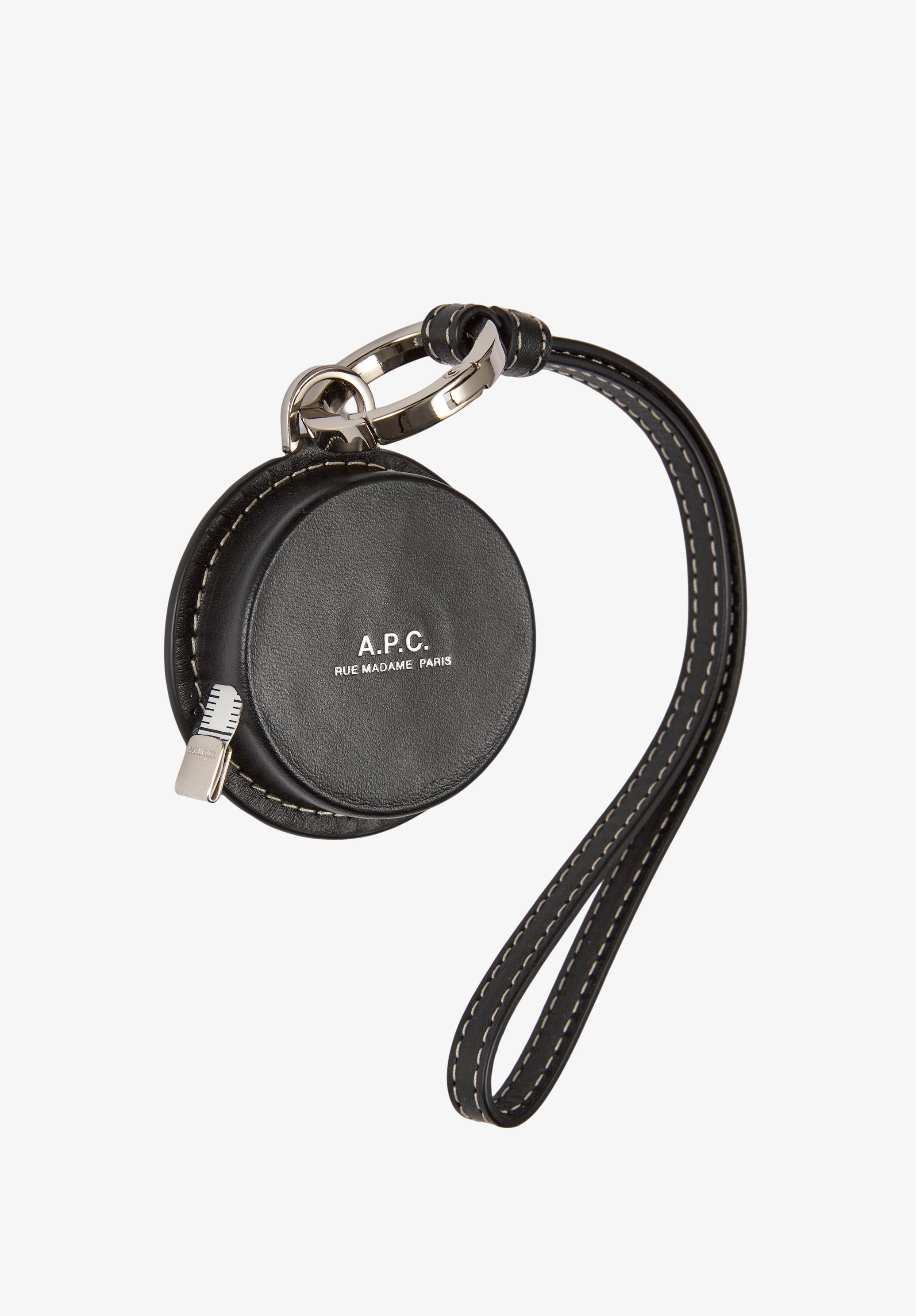 A.P.C. Maßband Glattleder Rue Madame 6 cm TU