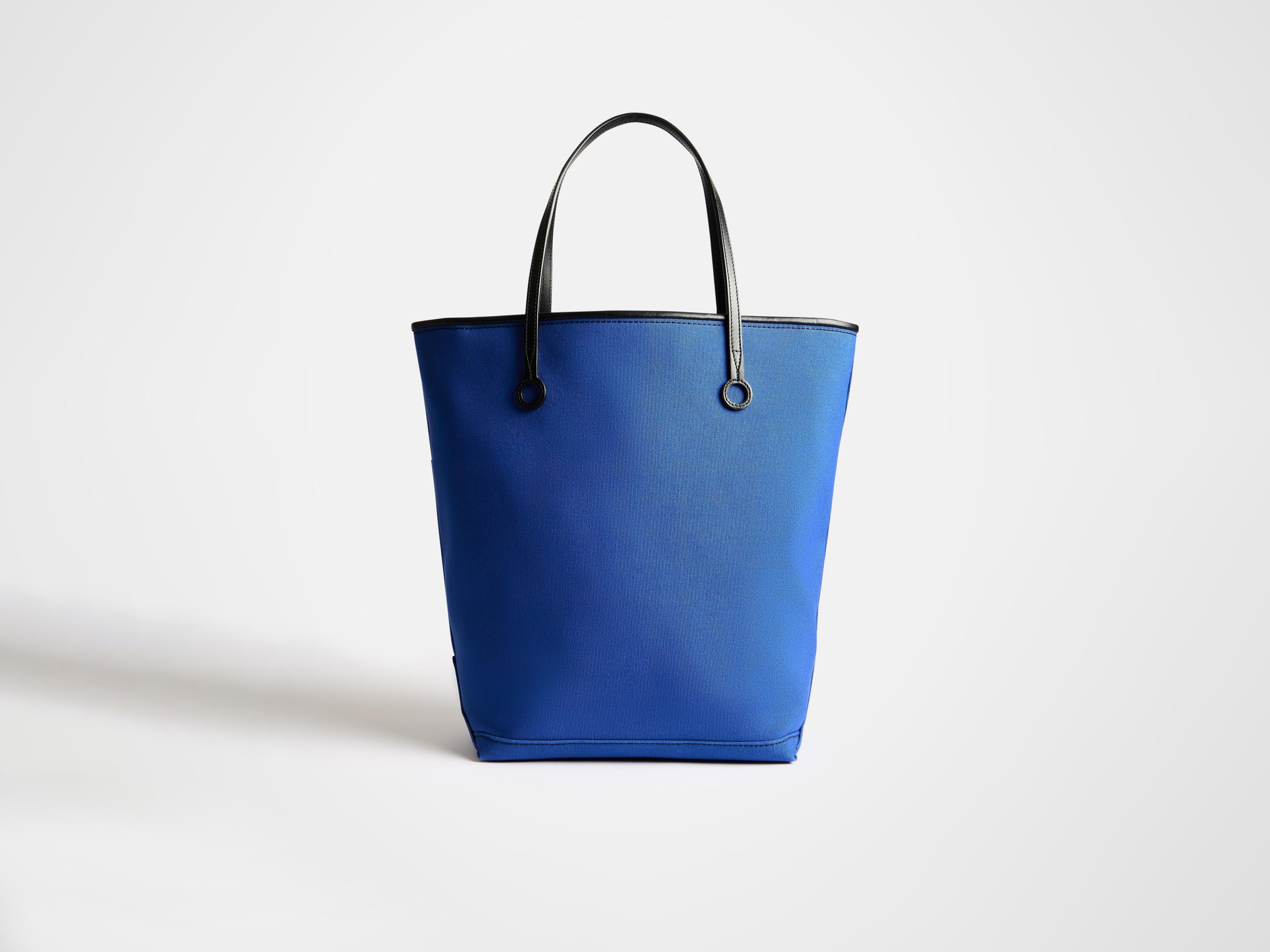 J.W.Anderson Bags Anchor Tote Blau Canvas Leder OS