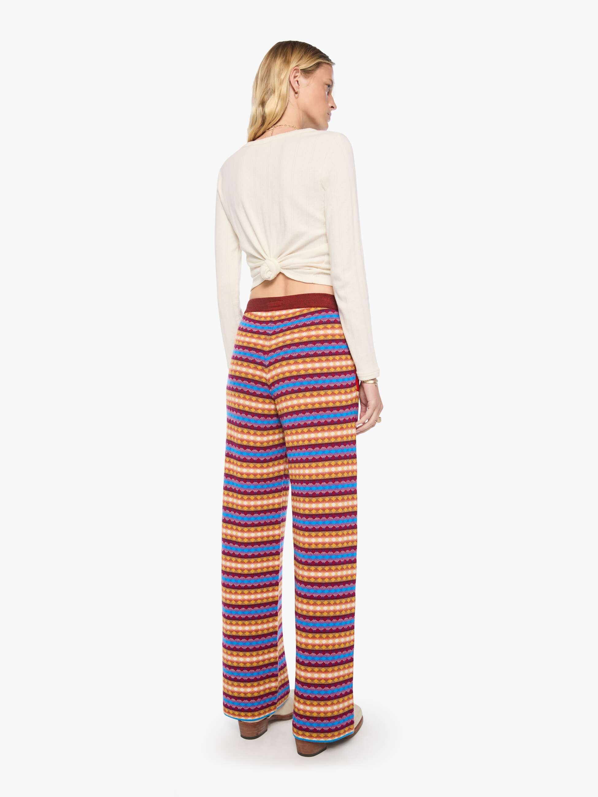 Mother The Quickie Skimp Hose Jacquard Merino Weit