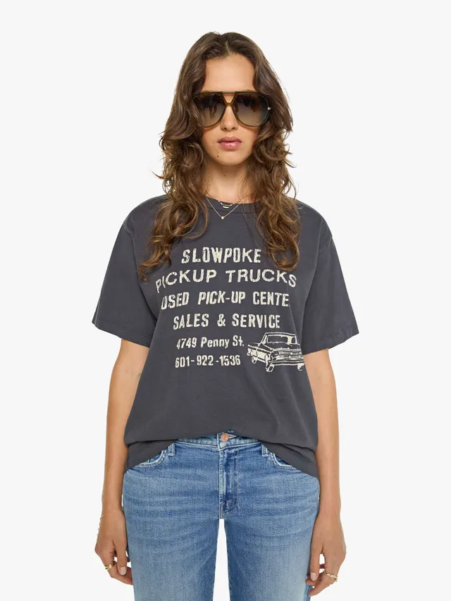 Mother The Big Boy T-Shirt Slowpoke Dunkelgrau Print