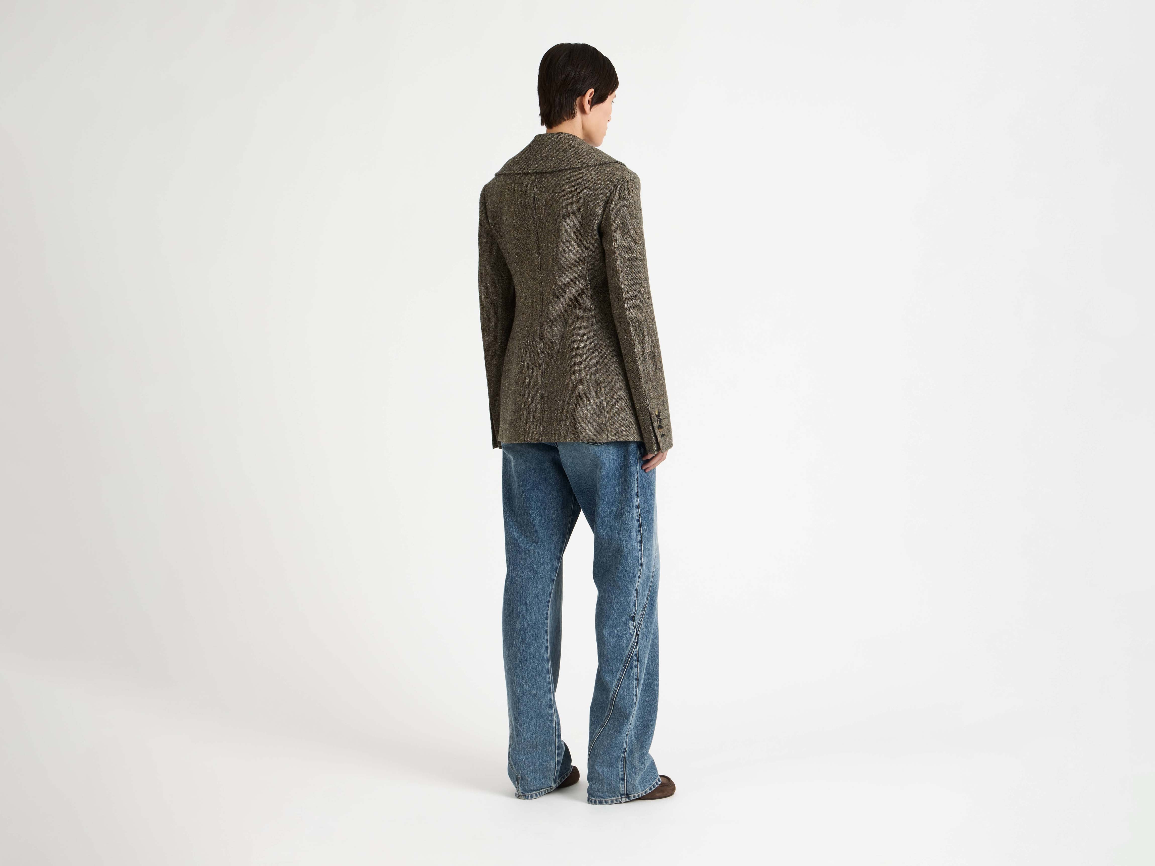 J.W.Anderson Fitted Waist Blazer Damenjacke Schwarz Beige 10