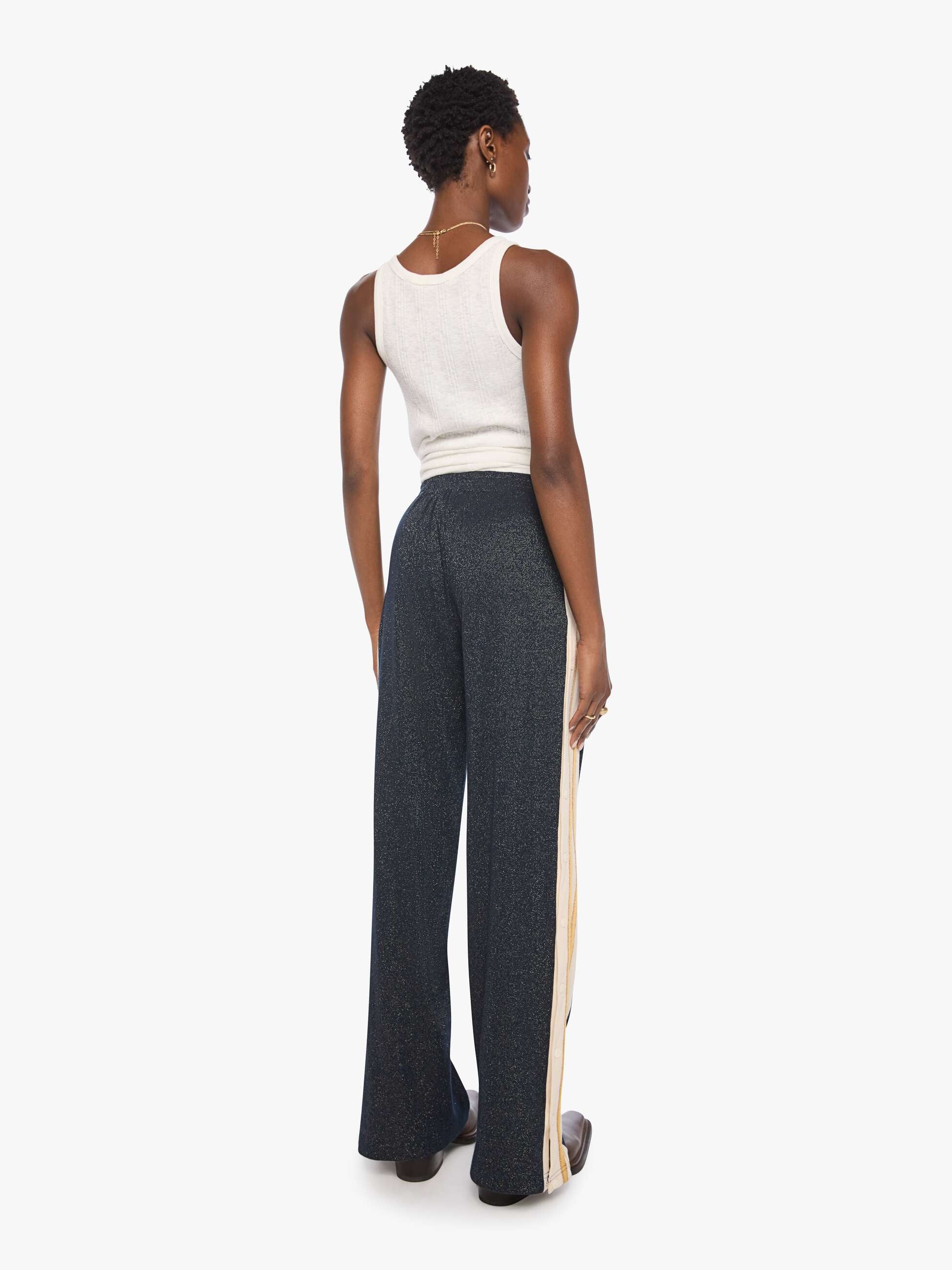 Mother Denim The Personal Best Sneak Trackhose Track Star navy