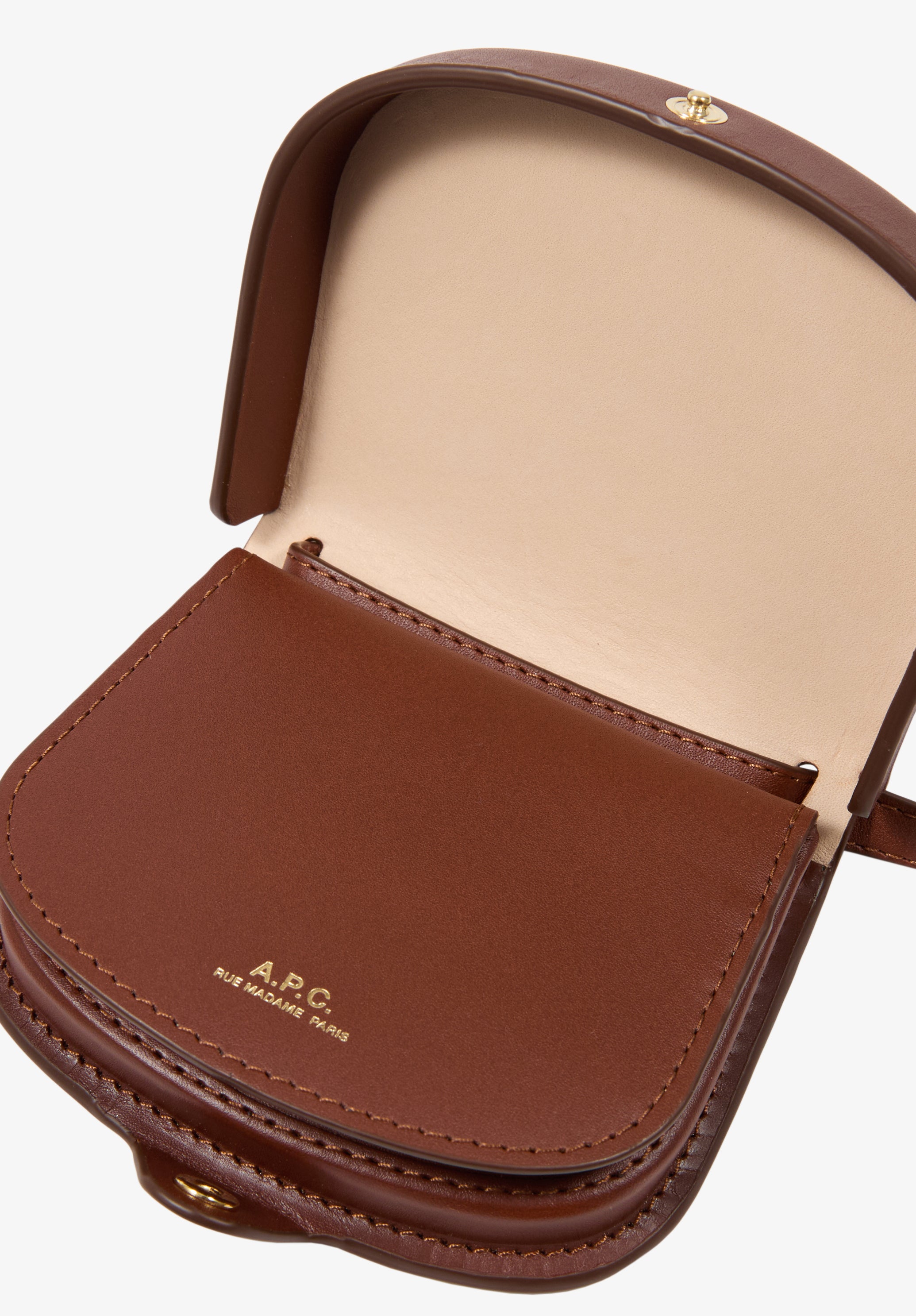 A.P.C. Jo Strap Portemonnaie Leder mit Riemen