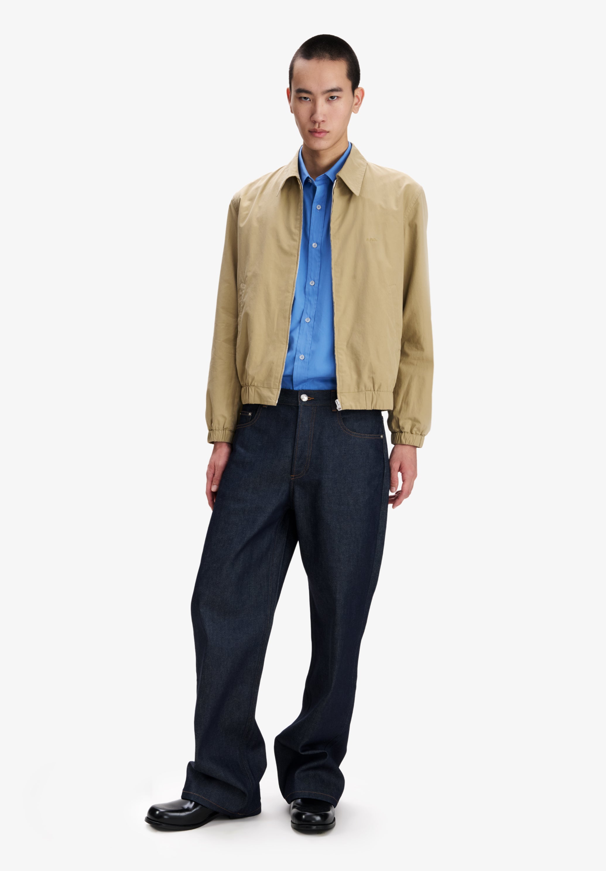 A.P.C. Baumwolljacke Leicht Beige Bio-Baumwolle M