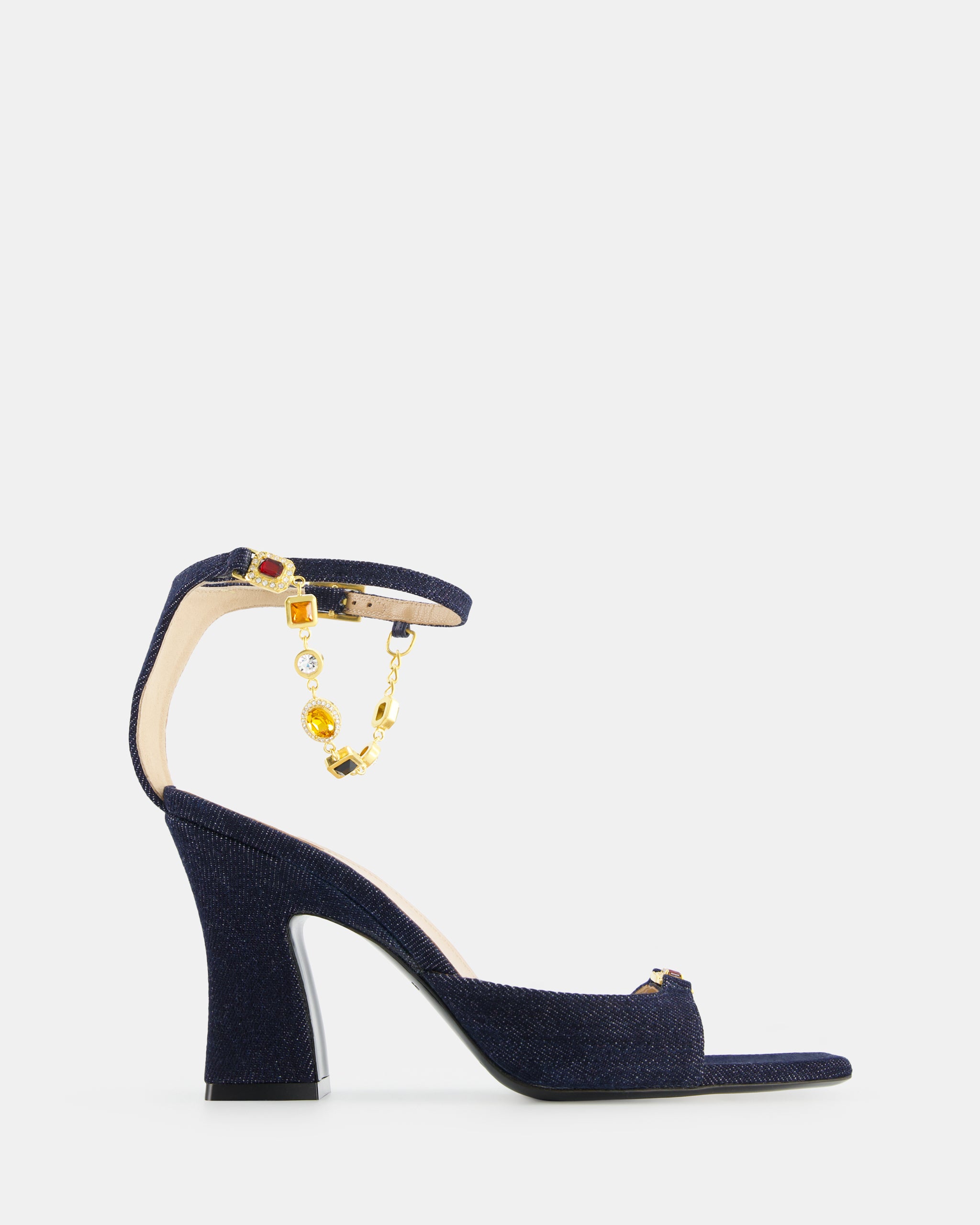 Nodaleto Nodstalgia Gemma 90 Sandaletten Dark Denim 9cm