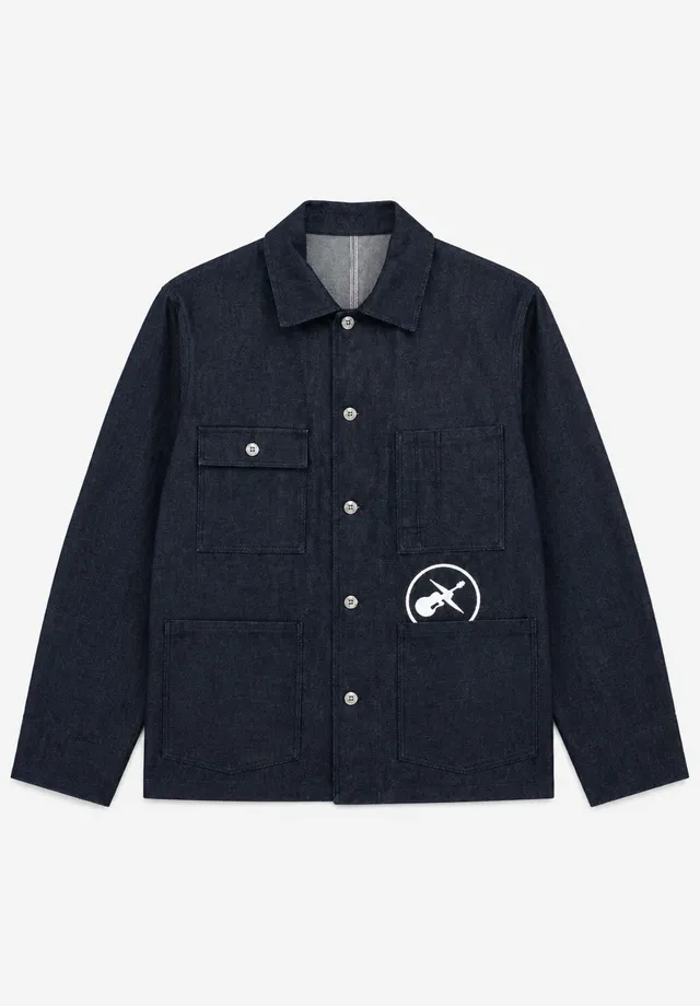 A.P.C. FRGMT Grand Jack Denimjacke Raw Denim Oversize