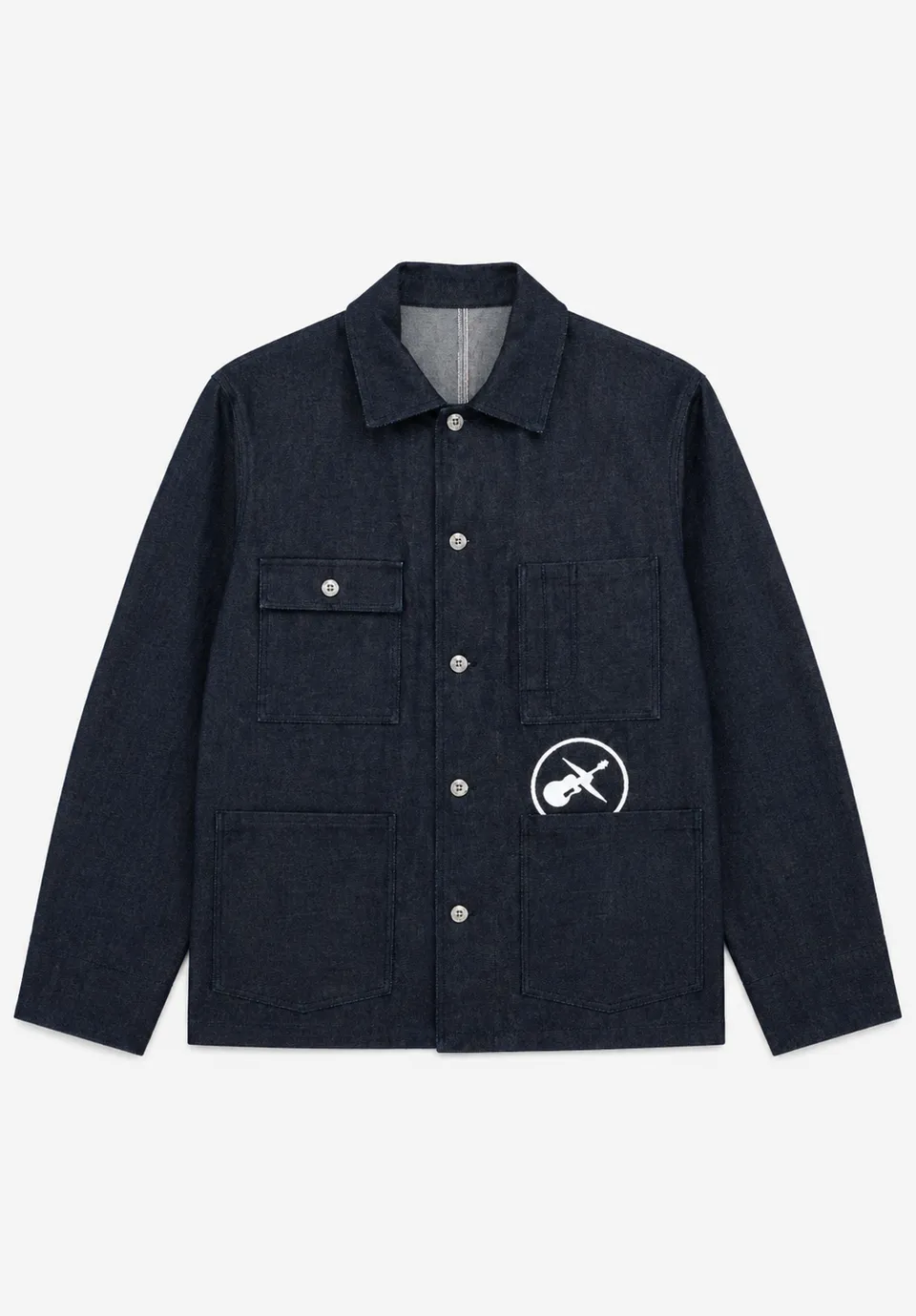 A.P.C. FRGMT Grand Jack Denimjacke Raw Denim Oversize